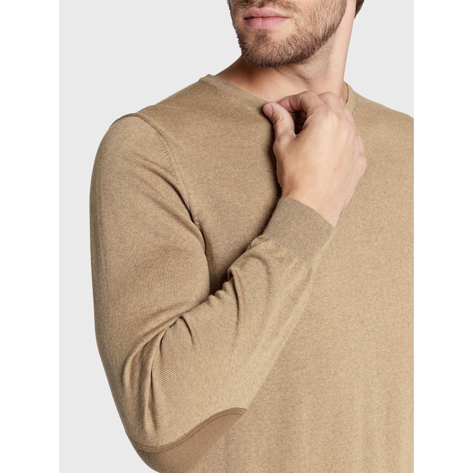 Stenströms Пуловер 422380 1355 Кафяв Regular Fit - Pepit.bg
