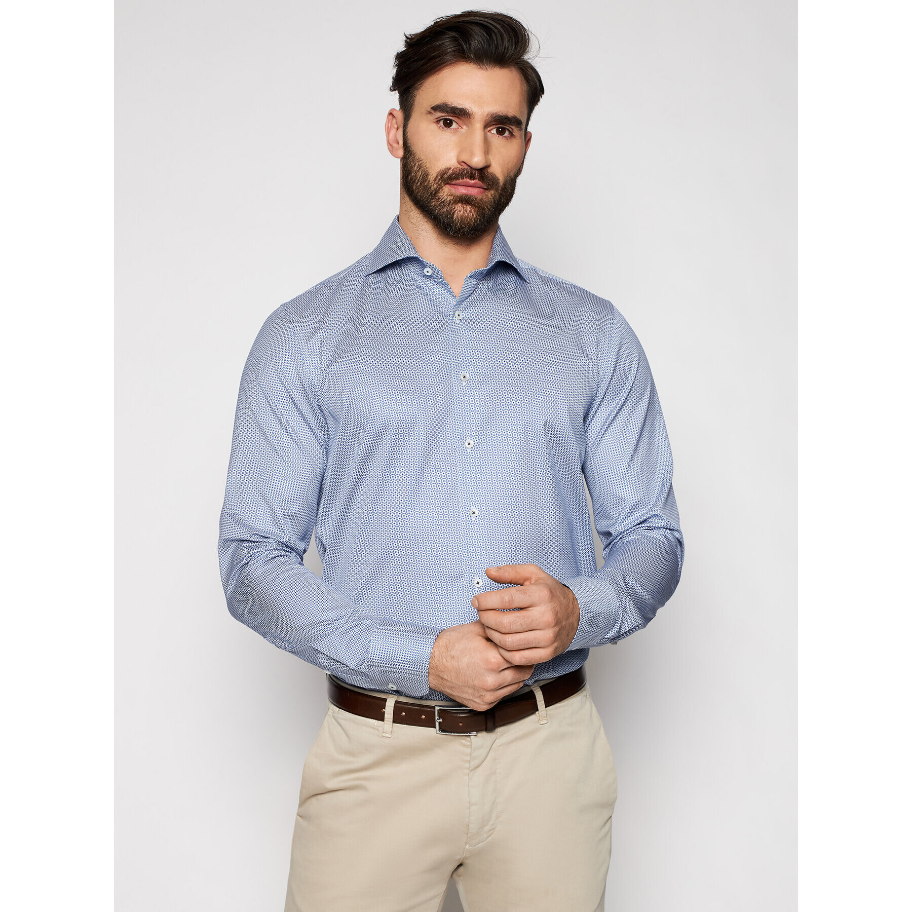 Stenströms Риза 712111 8116 Син Slim Fit - Pepit.bg