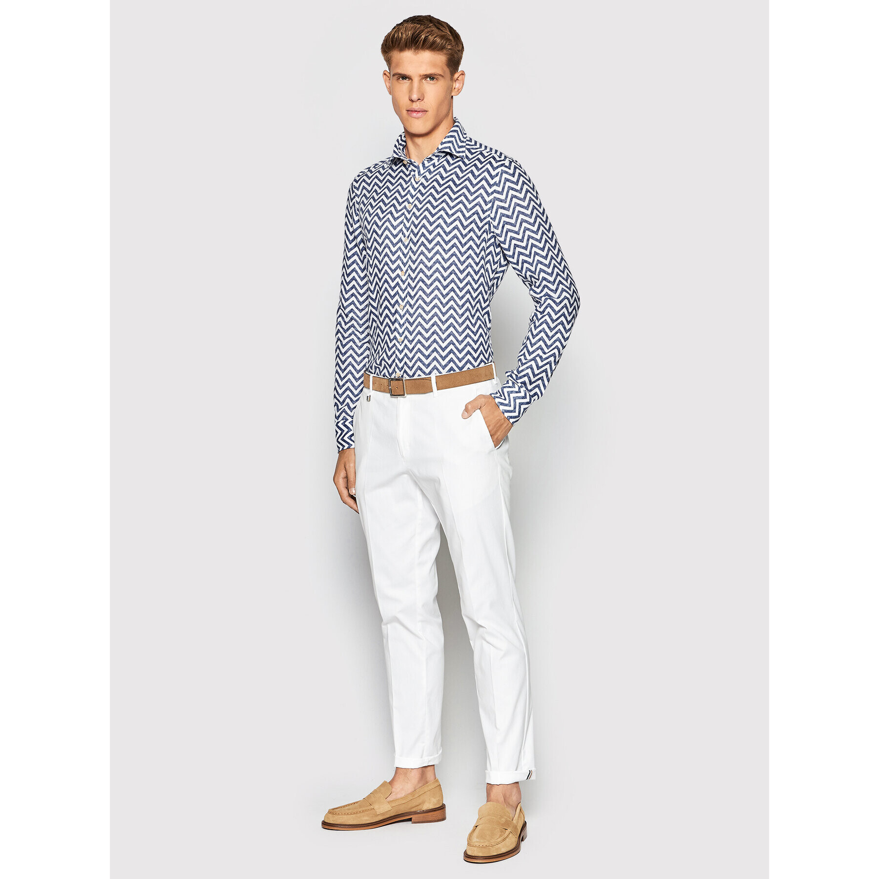 Stenströms Риза 774921 8379 Син Slim Fit - Pepit.bg