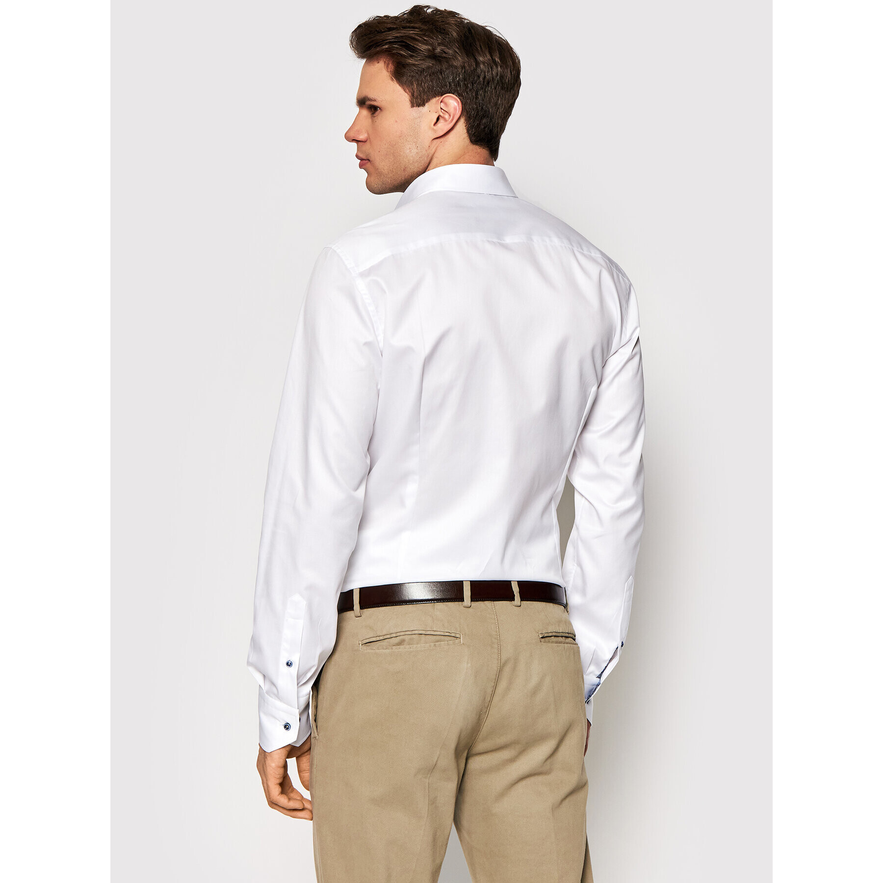 Stenströms Риза 784751 1939 Бял Slim Fit - Pepit.bg