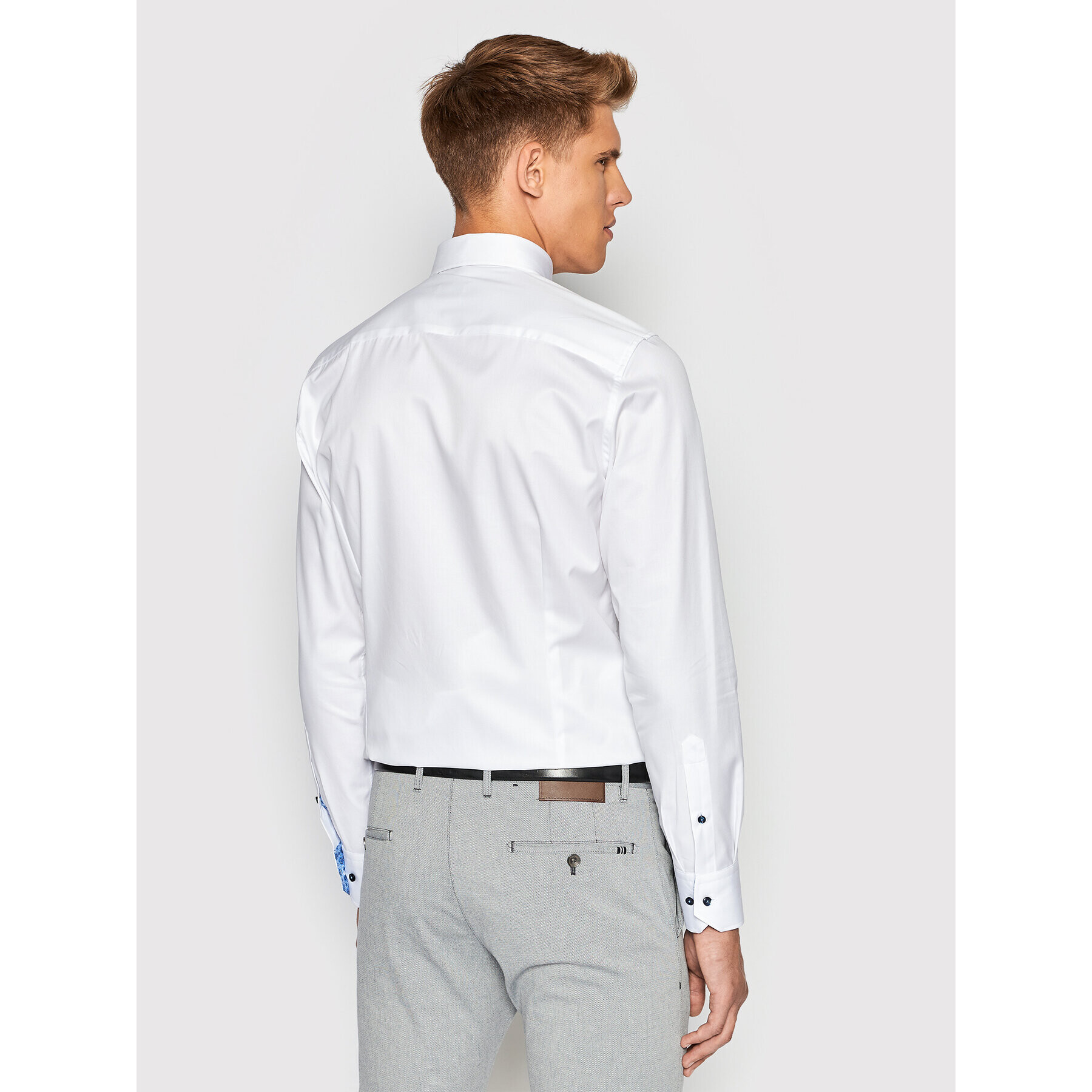 Stenströms Риза 784751 1944 Бял Slim Fit - Pepit.bg