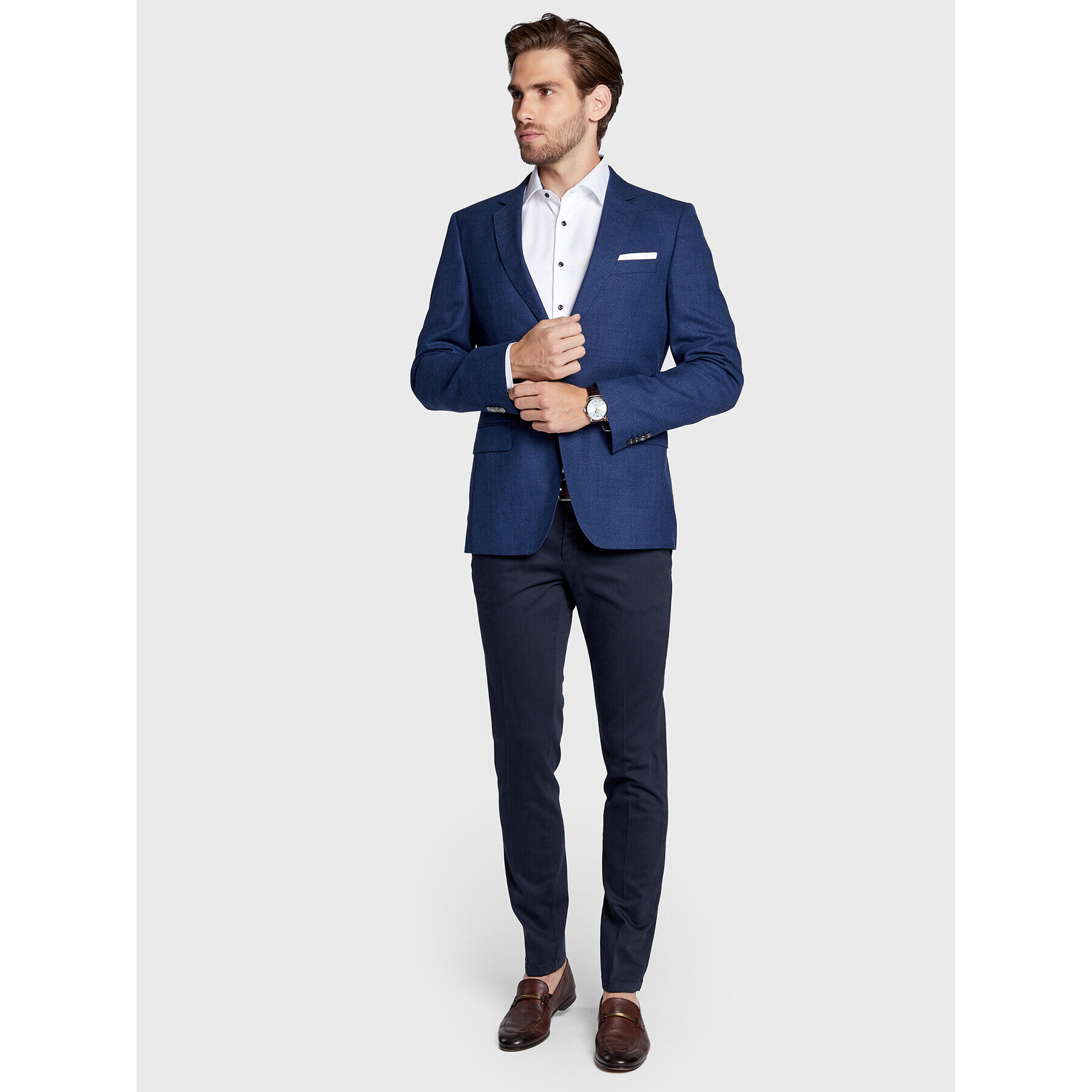 Stenströms Риза 784751 1962 Бял Slim Fit - Pepit.bg