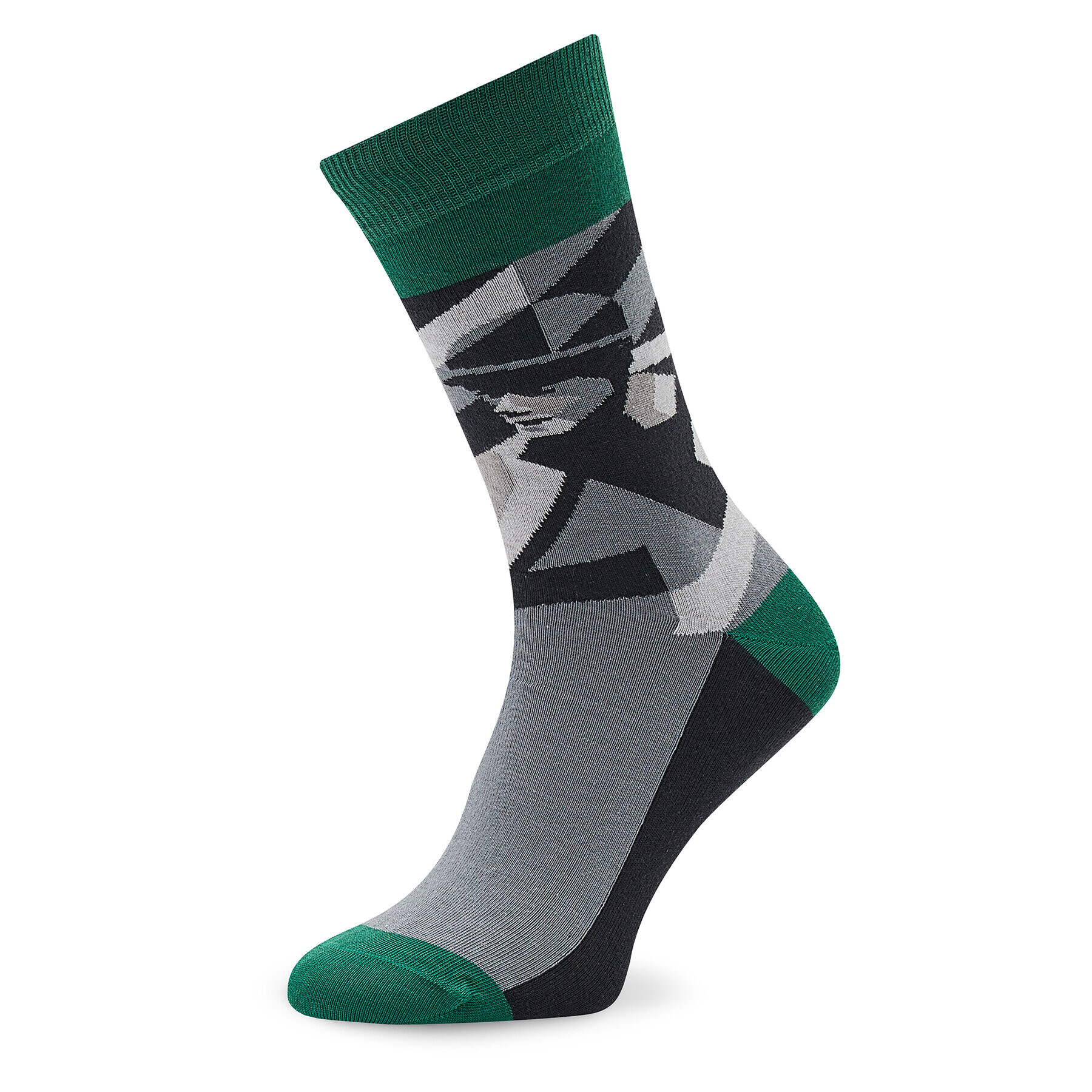 Stereo Socks Дълги чорапи unisex Go Vegan Сив - Pepit.bg