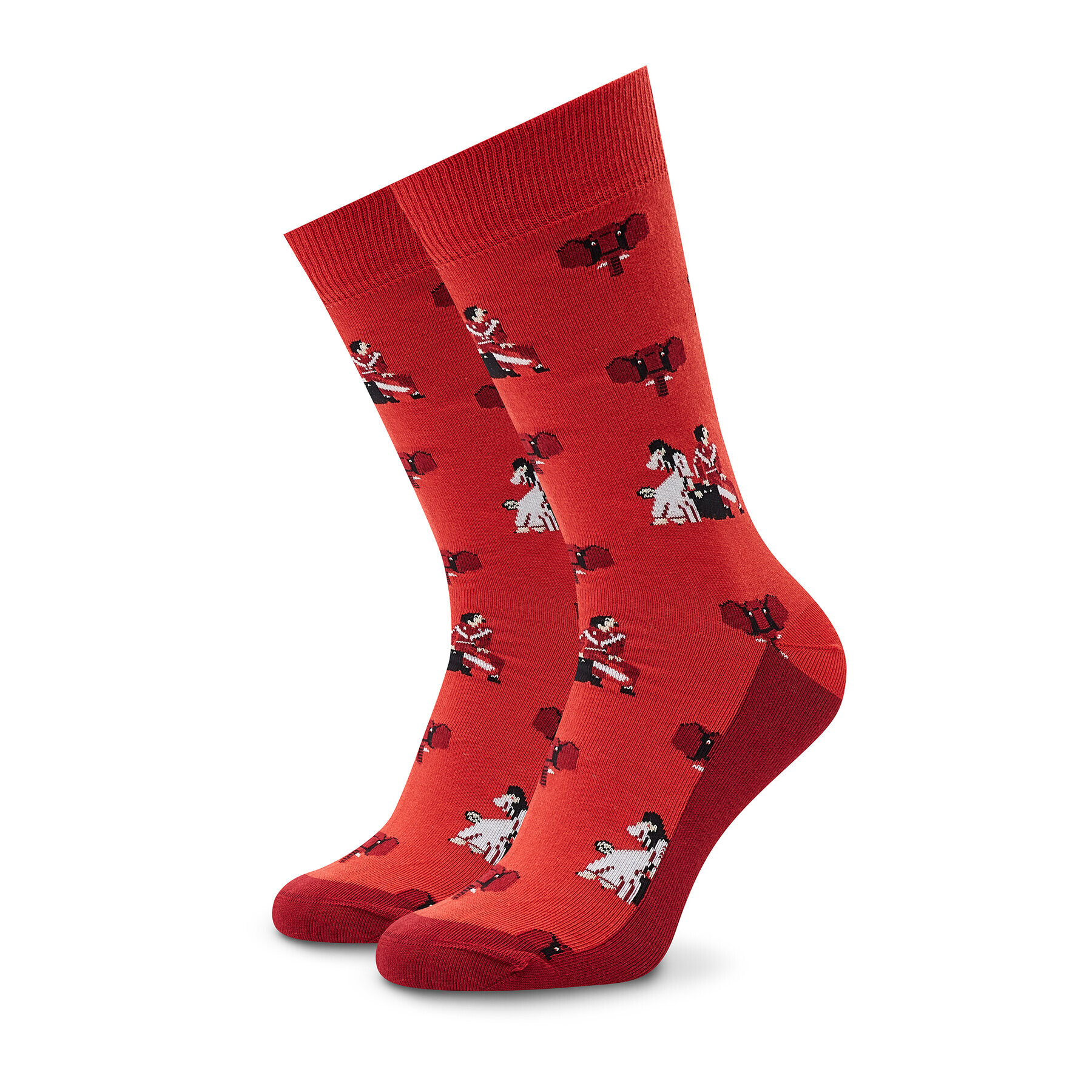 Stereo Socks Дълги чорапи unisex Mammoth Червен - Pepit.bg