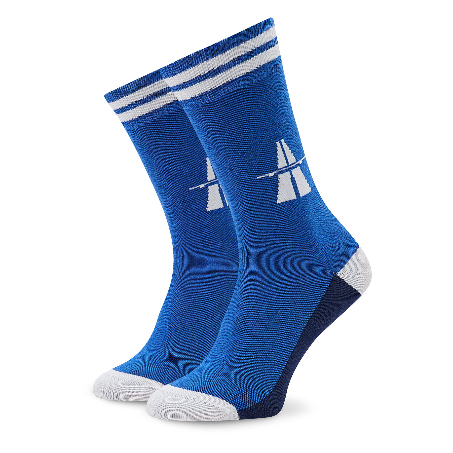 Stereo Socks Дълги чорапи unisex Zhe Highway Син - Pepit.bg