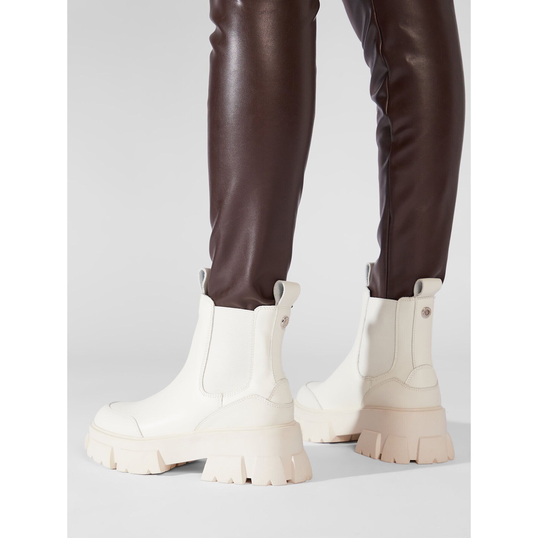 Steve Madden Боти Cave SM19000006-03001-287 Бежов - Pepit.bg