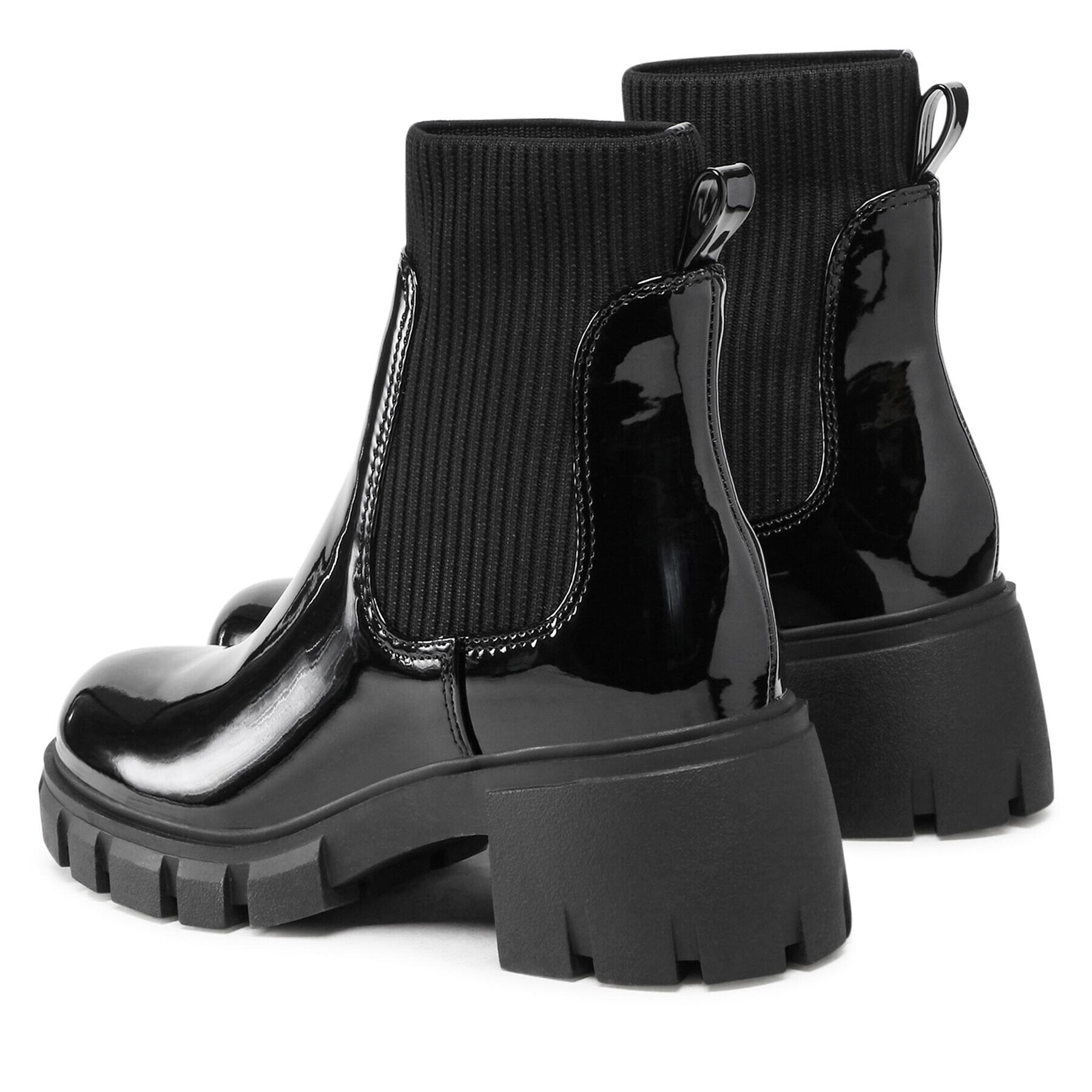 Steve Madden Боти Hutch SM11002117-04005-018 Черен - Pepit.bg