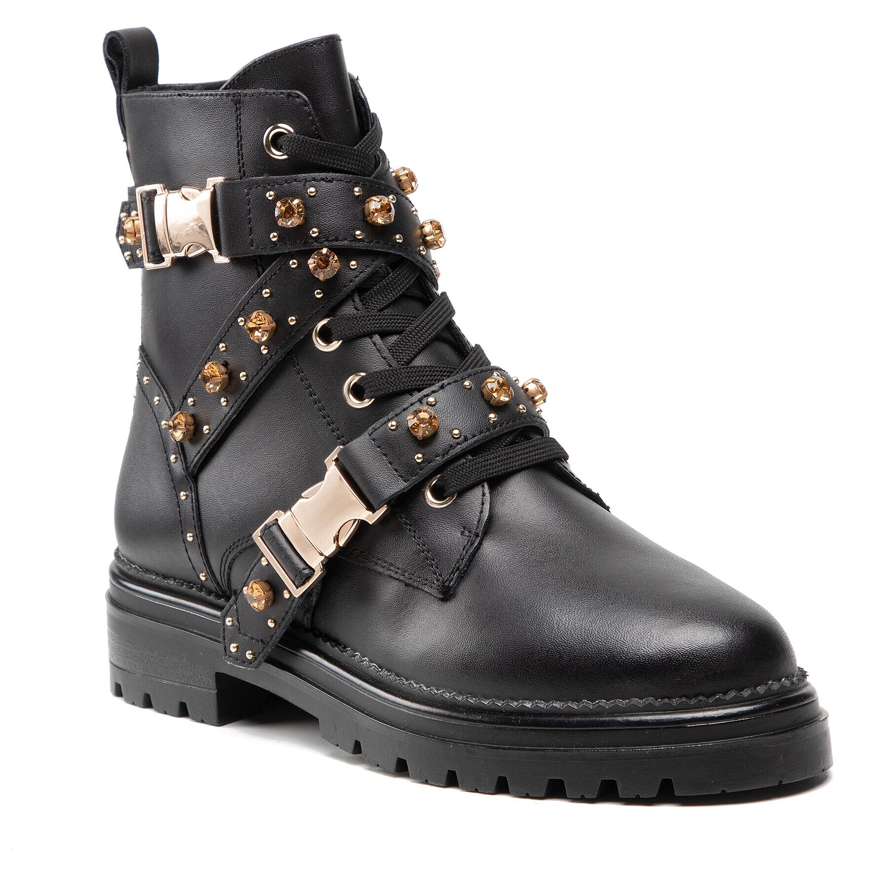 Steve Madden Боти Indra SM11001167-03001-010 Черен - Pepit.bg