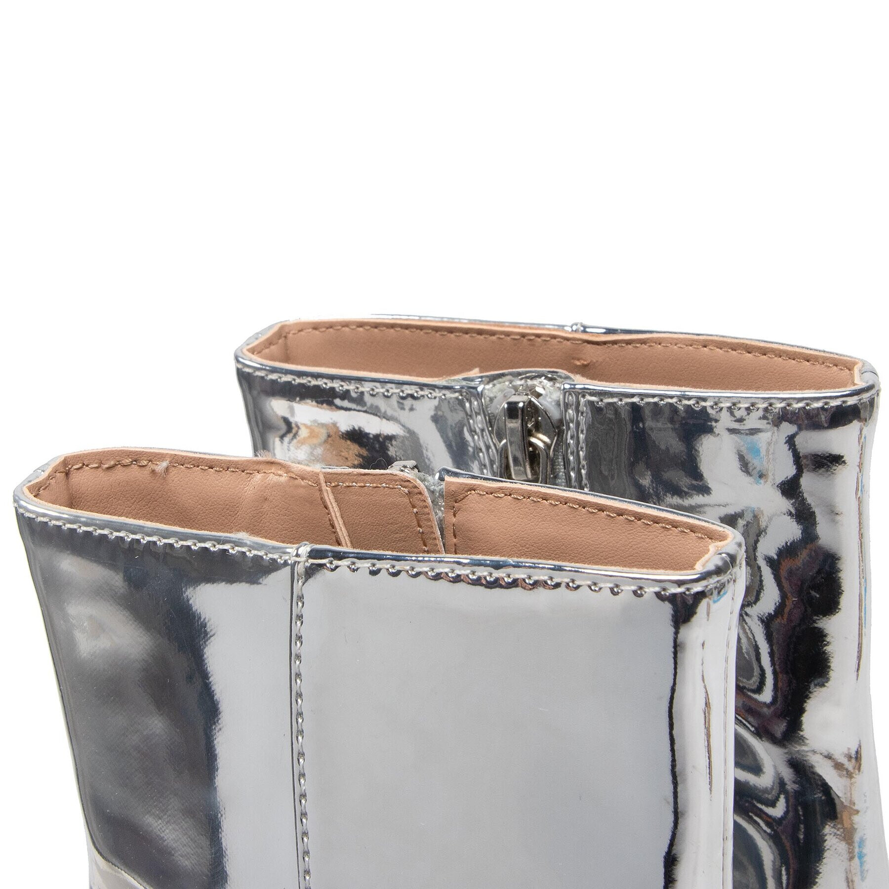 Steve Madden Боти Jazelle SM11002076-02002-751 Сребрист - Pepit.bg