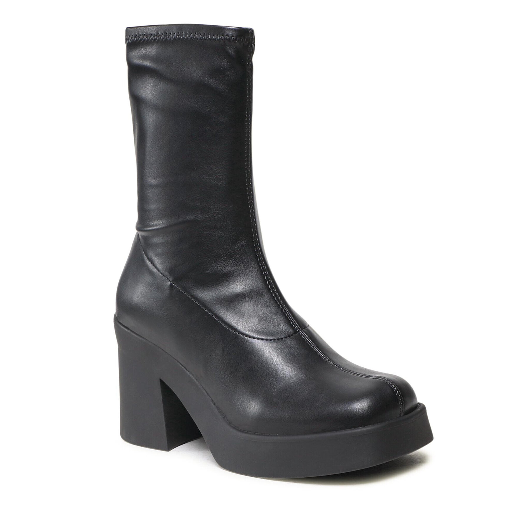 Steve Madden Боти Overcast SM19000009-02002-001 Черен - Pepit.bg