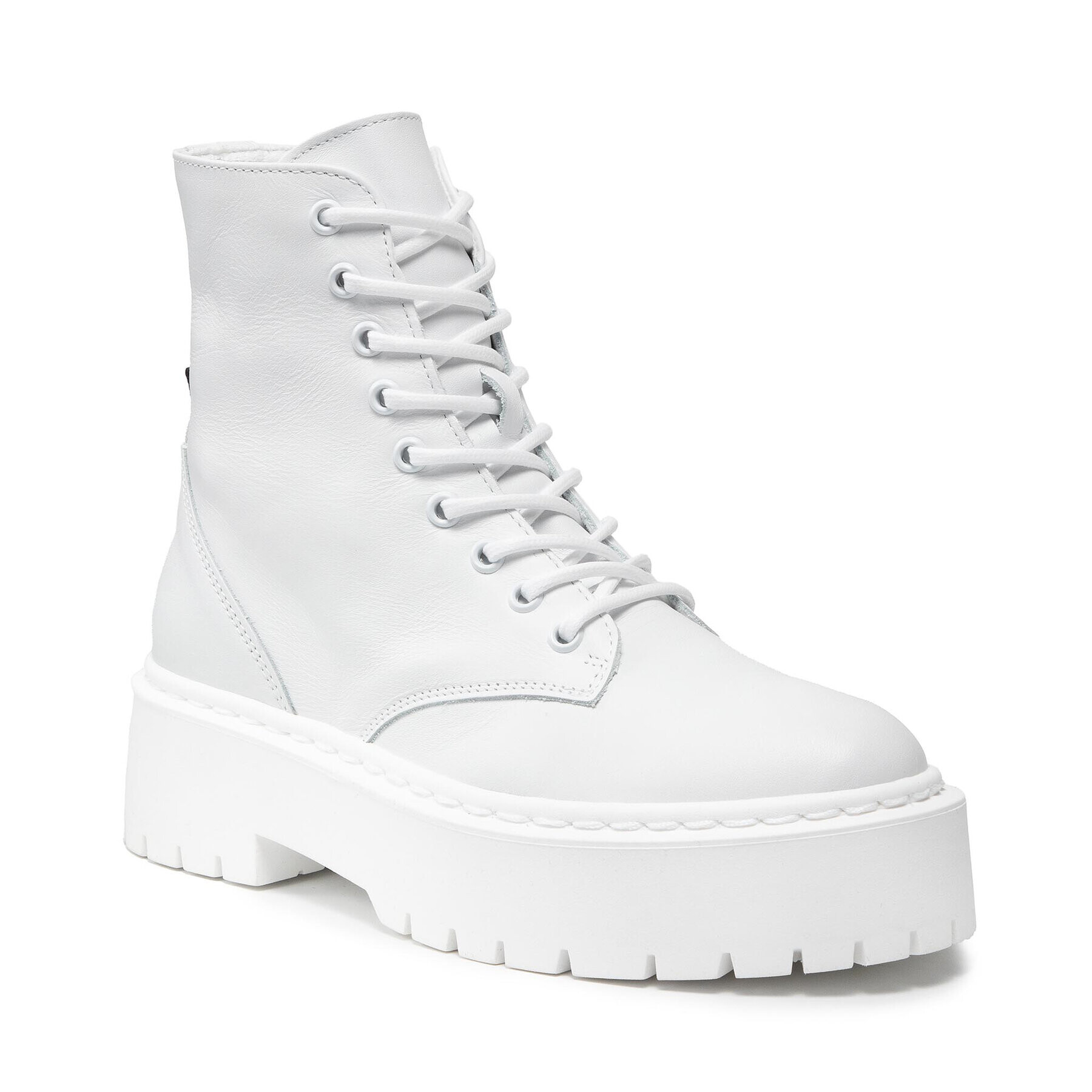 Steve Madden Боти Skylar SM11001184-03001-11E Бял - Pepit.bg