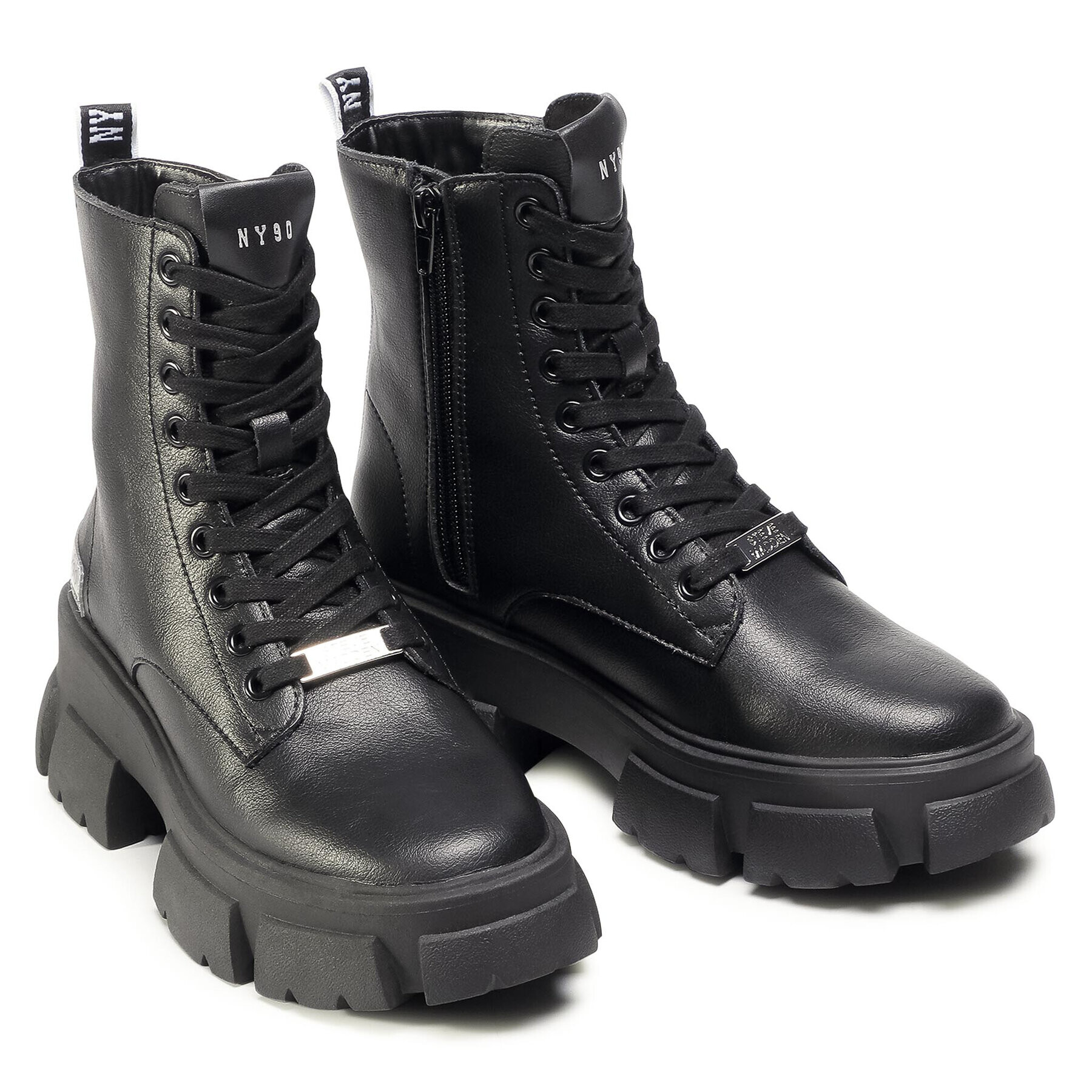 Steve Madden Боти Tanker SM11001261-03001-017 Черен - Pepit.bg