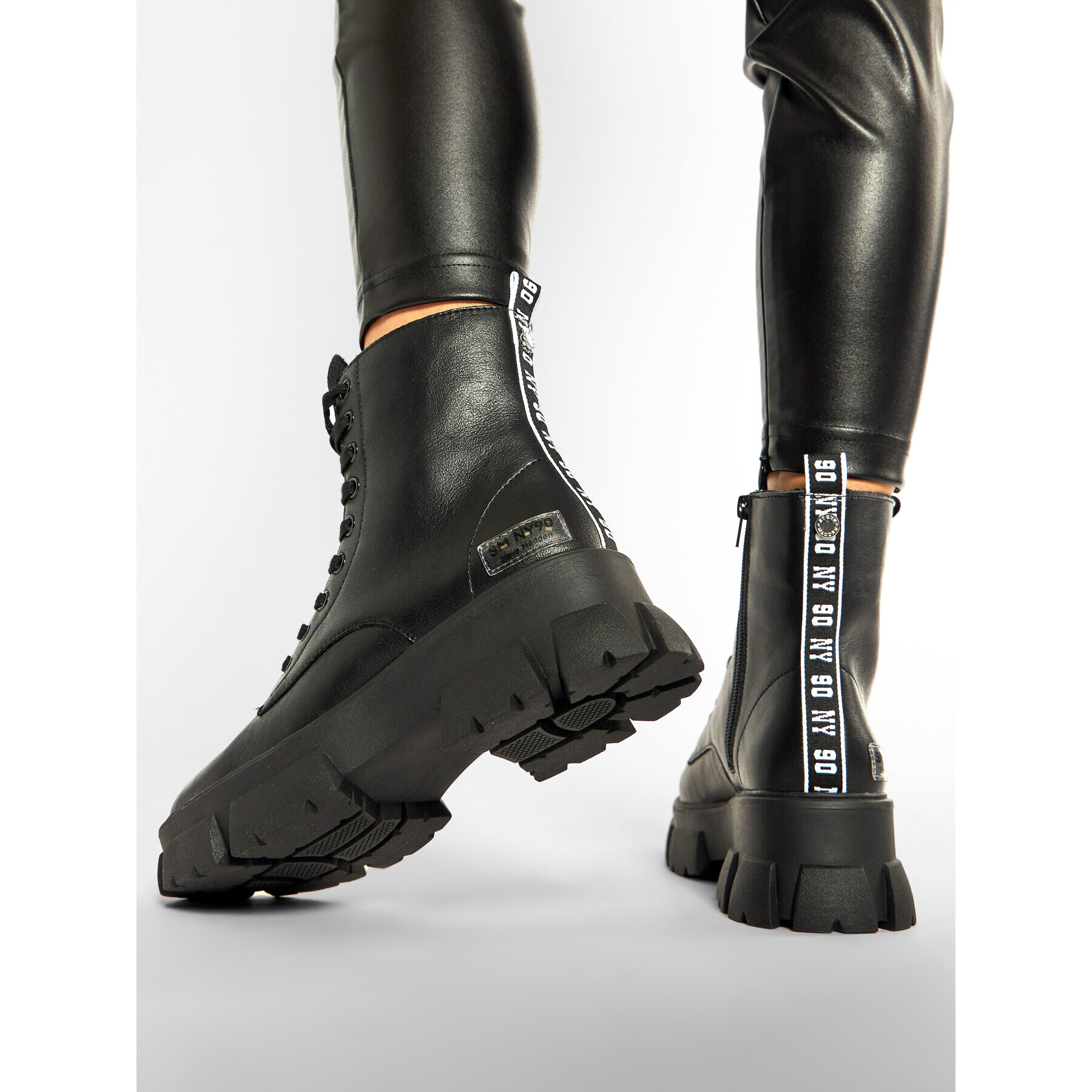Steve Madden Боти Tanker SM11001261-03001-017 Черен - Pepit.bg