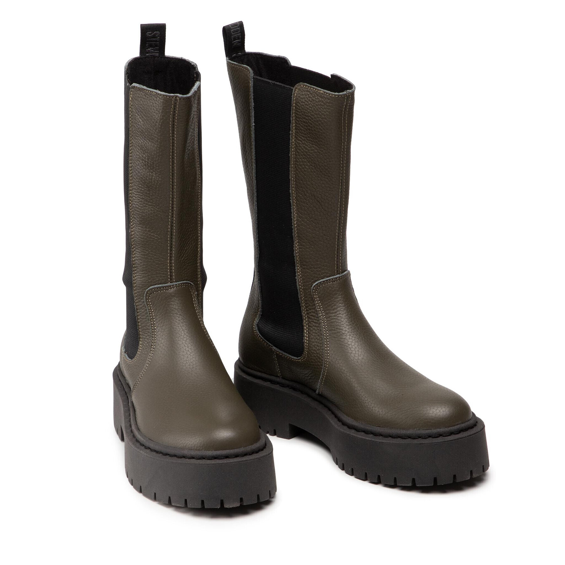 Steve Madden Боти Vivianne SM11001286-03001-DKH Зелен - Pepit.bg