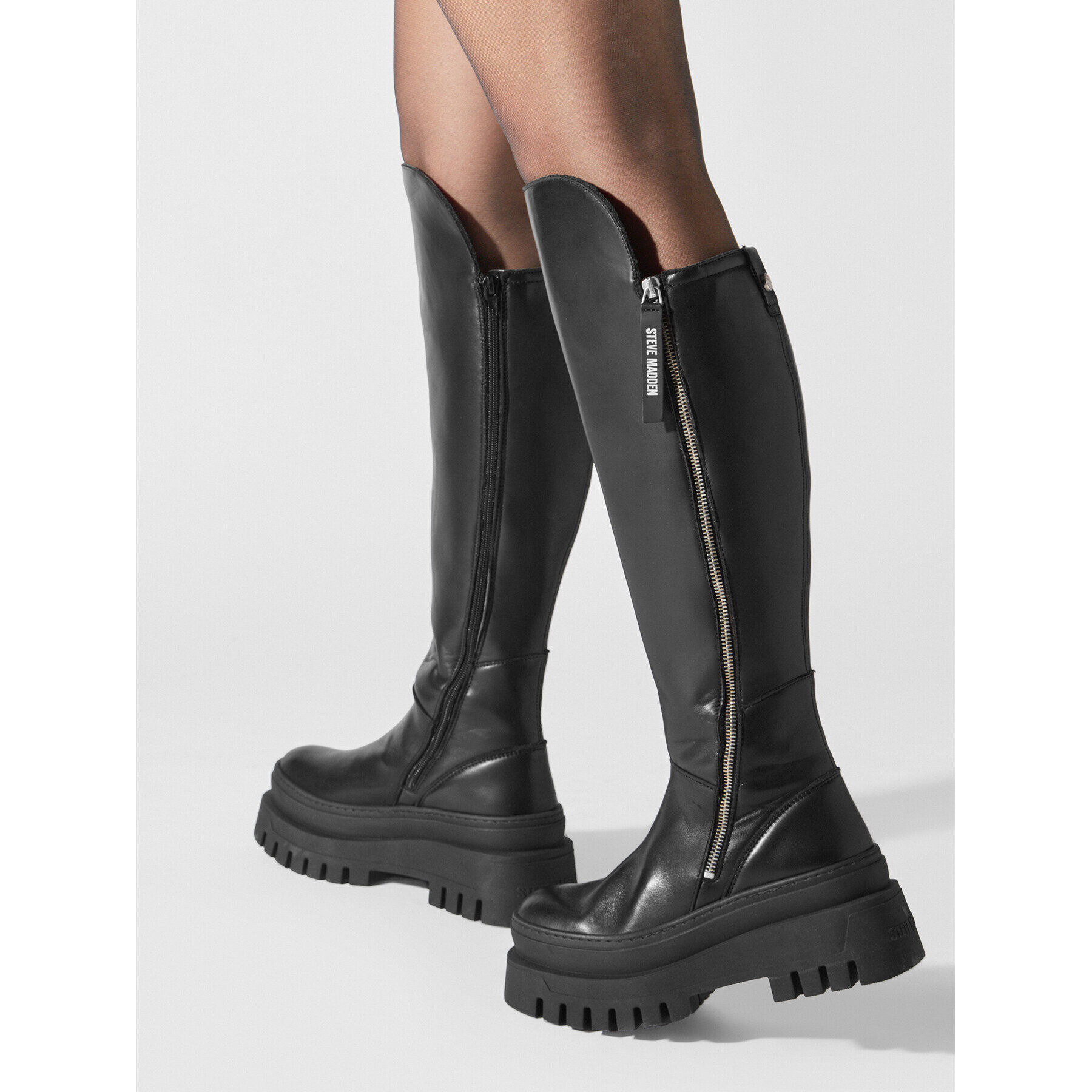 Steve Madden Ботуши Chayenna Boot SM11002684 Черен - Pepit.bg