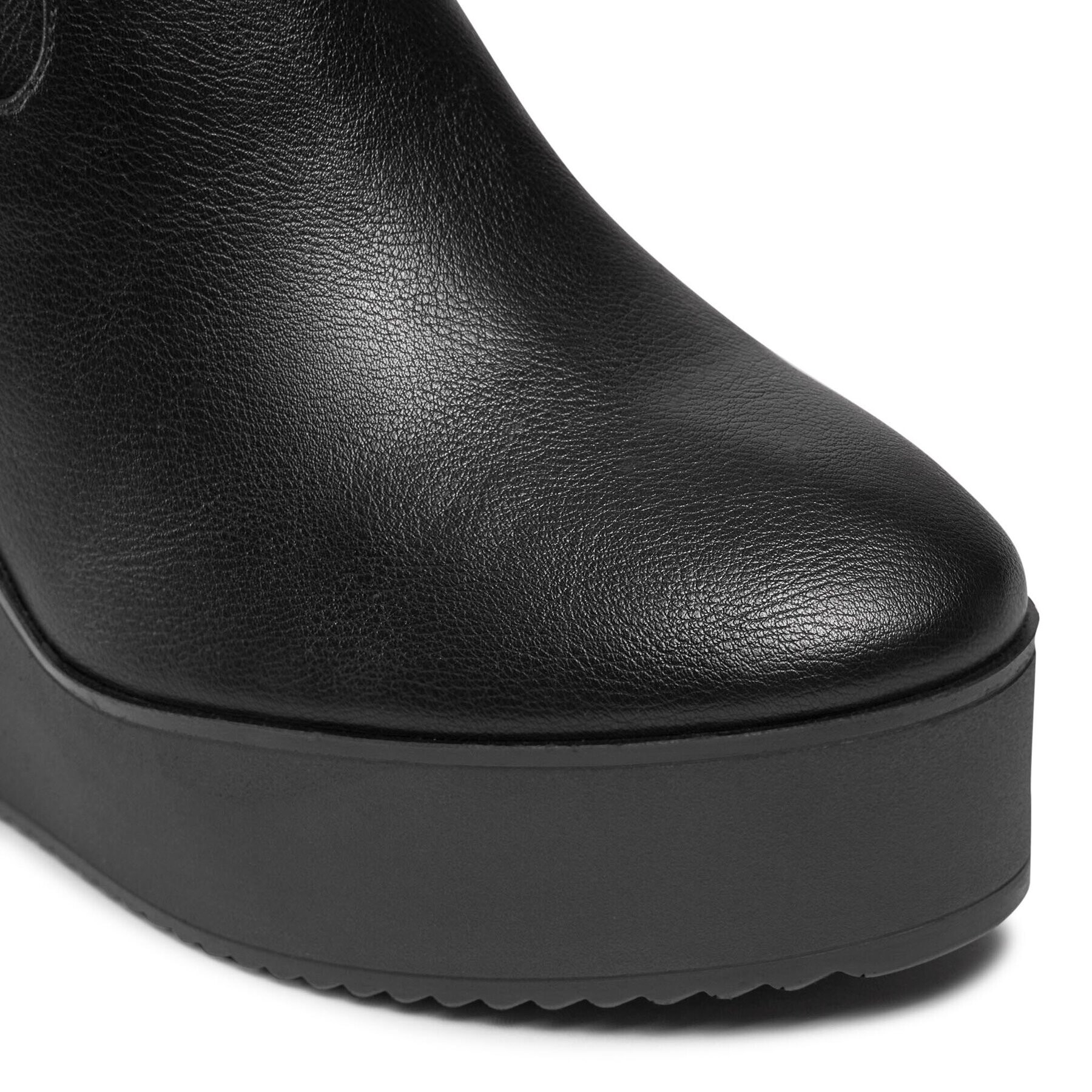 Steve Madden Ботуши Justly Boot SM11002157 SM11002157-001 Черен - Pepit.bg