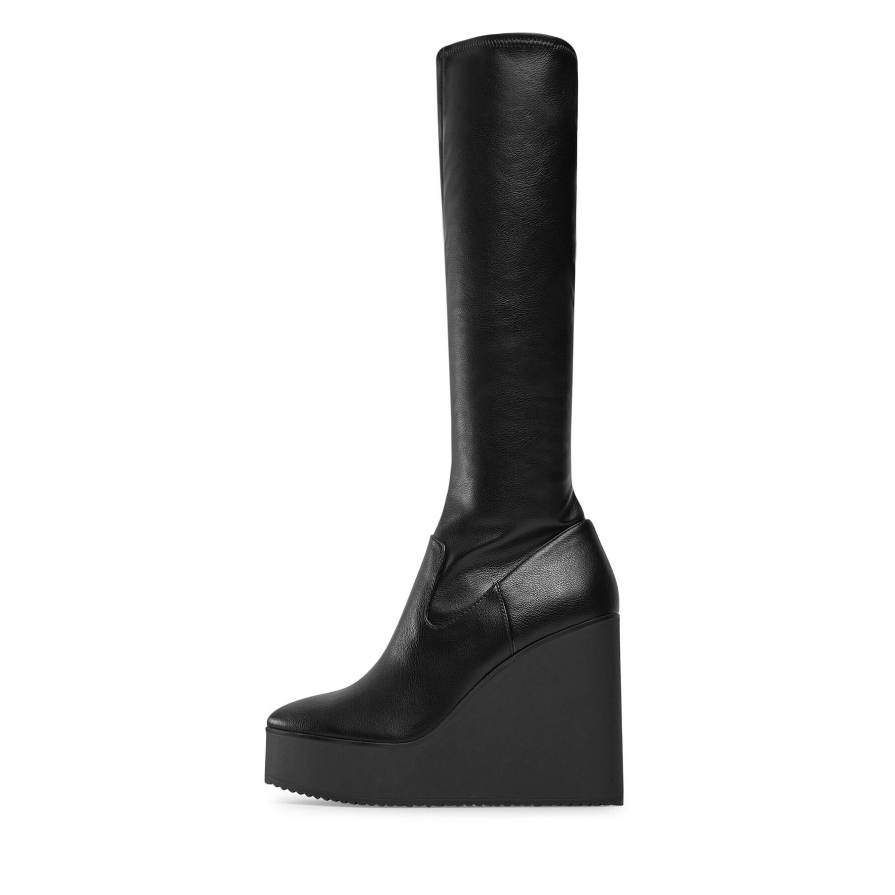 Steve Madden Ботуши Justly Boot SM11002157 SM11002157-001 Черен - Pepit.bg