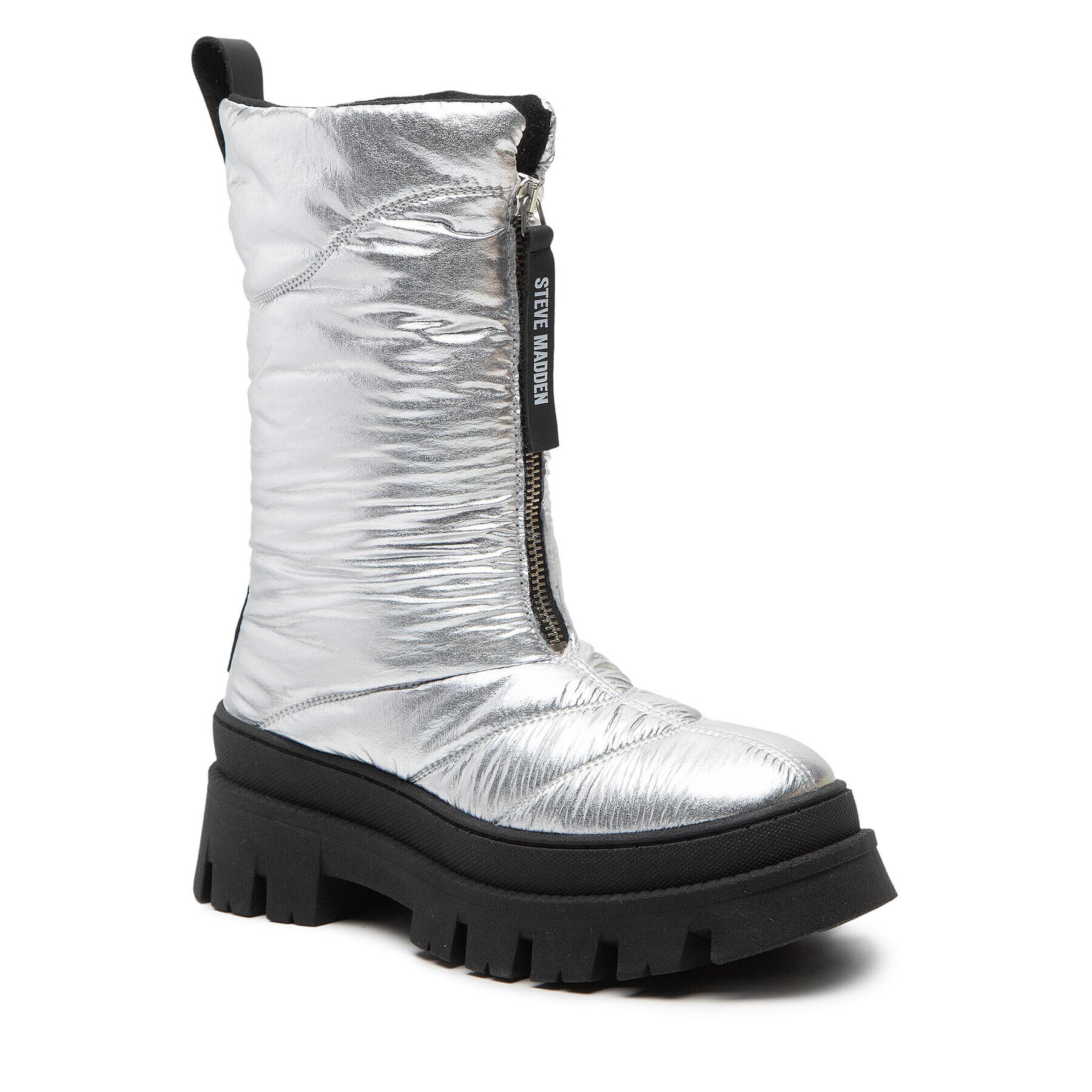 Steve Madden Ботуши Savannah SM11002017-04004-751 Сребрист - Pepit.bg