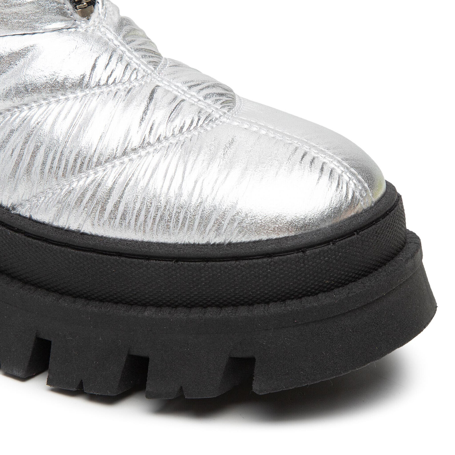 Steve Madden Ботуши Savannah SM11002017-04004-751 Сребрист - Pepit.bg