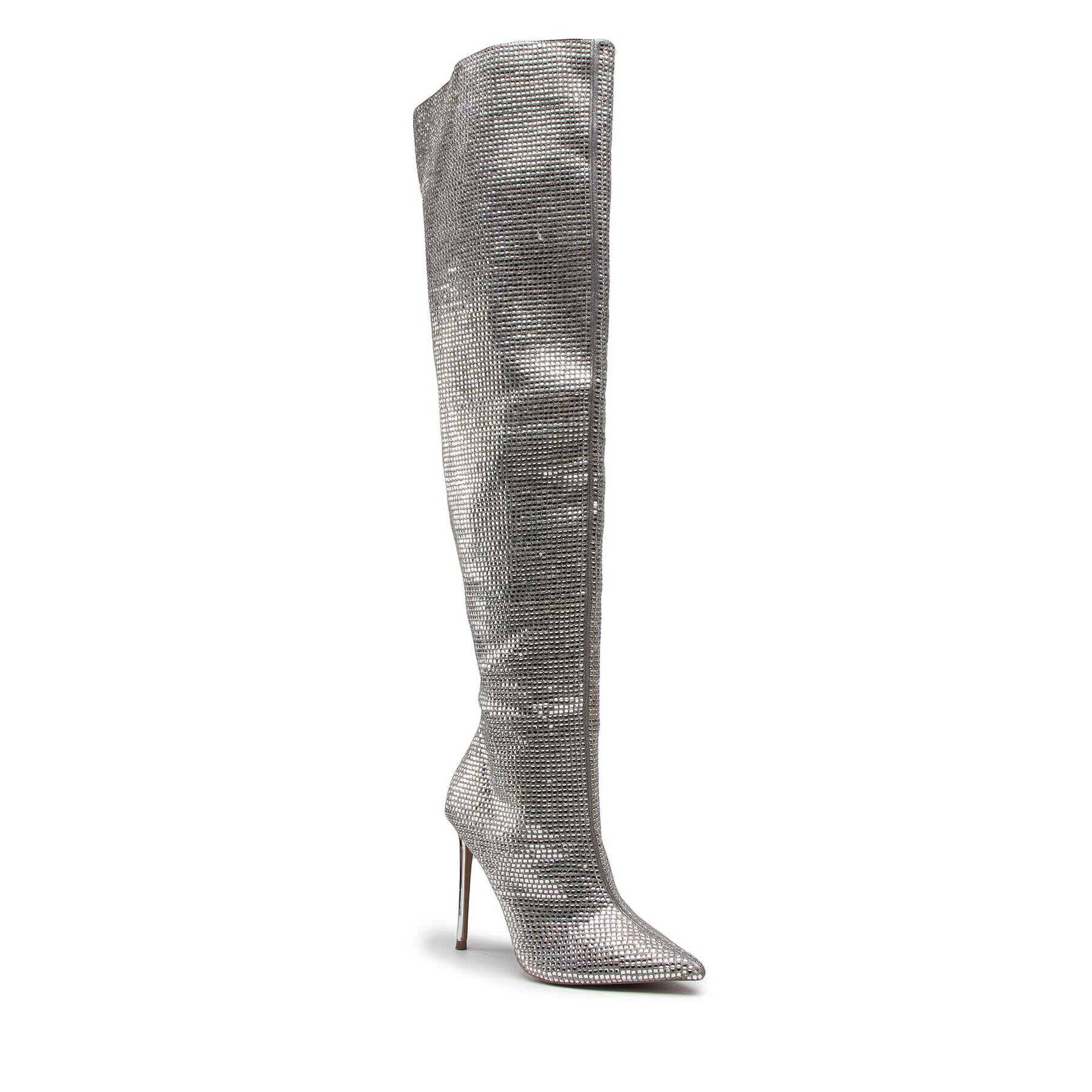 Steve Madden Чизми Skyscraper SM11001613-02003-998 Сребрист - Pepit.bg
