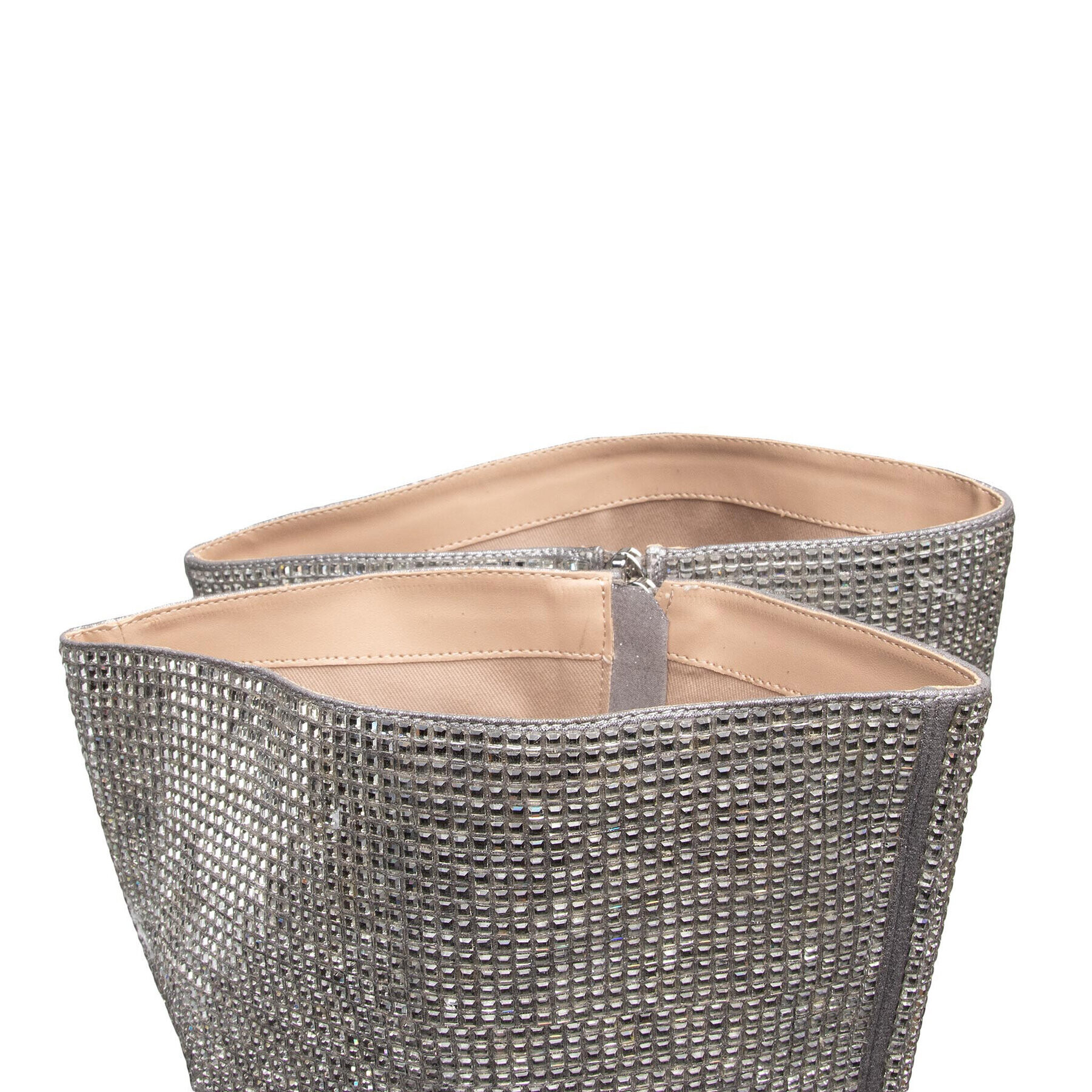 Steve Madden Чизми Skyscraper SM11001613-02003-998 Сребрист - Pepit.bg