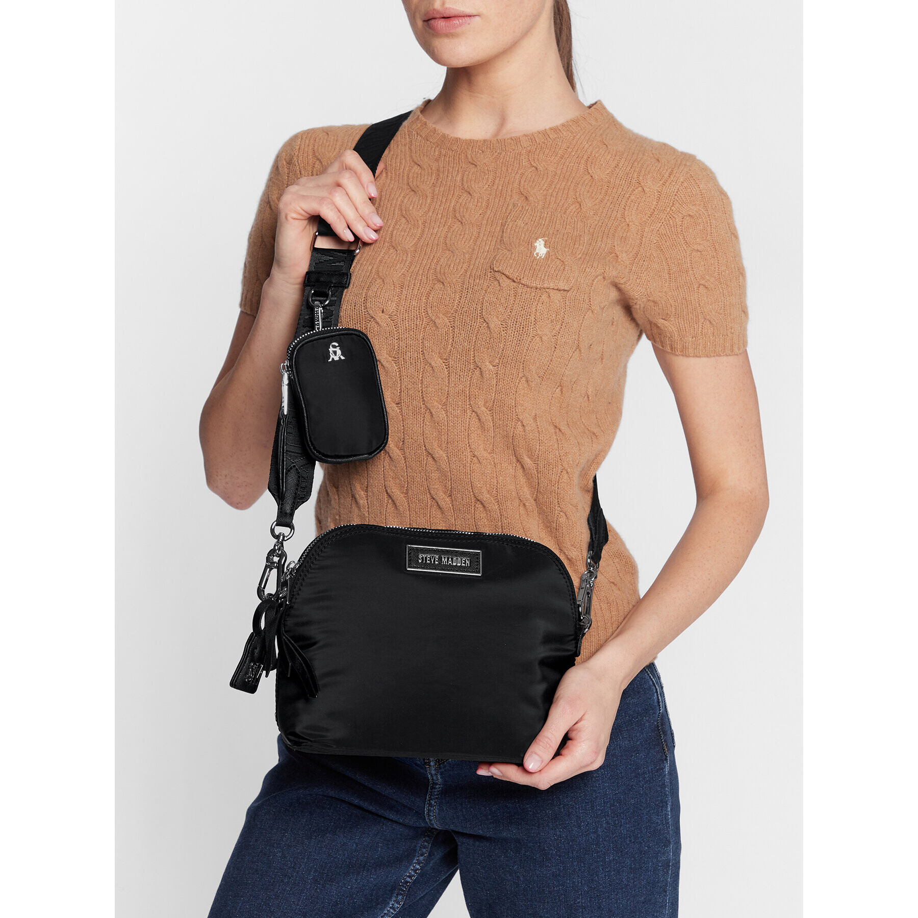 Steve Madden Дамска чанта Bfarren SM13000653 Черен - Pepit.bg