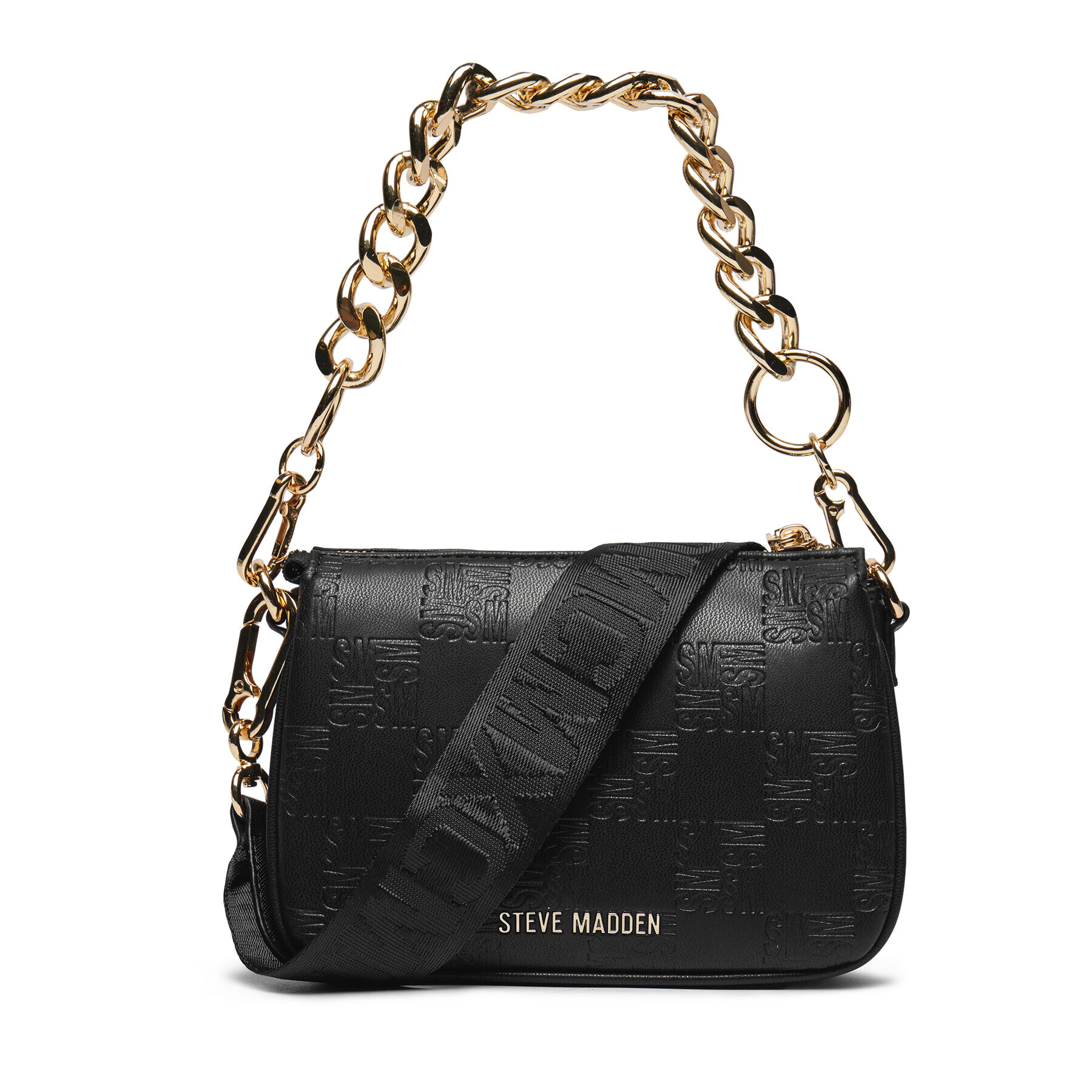 Steve Madden Дамска чанта Bminiroy SM13001086-BLK Черен - Pepit.bg