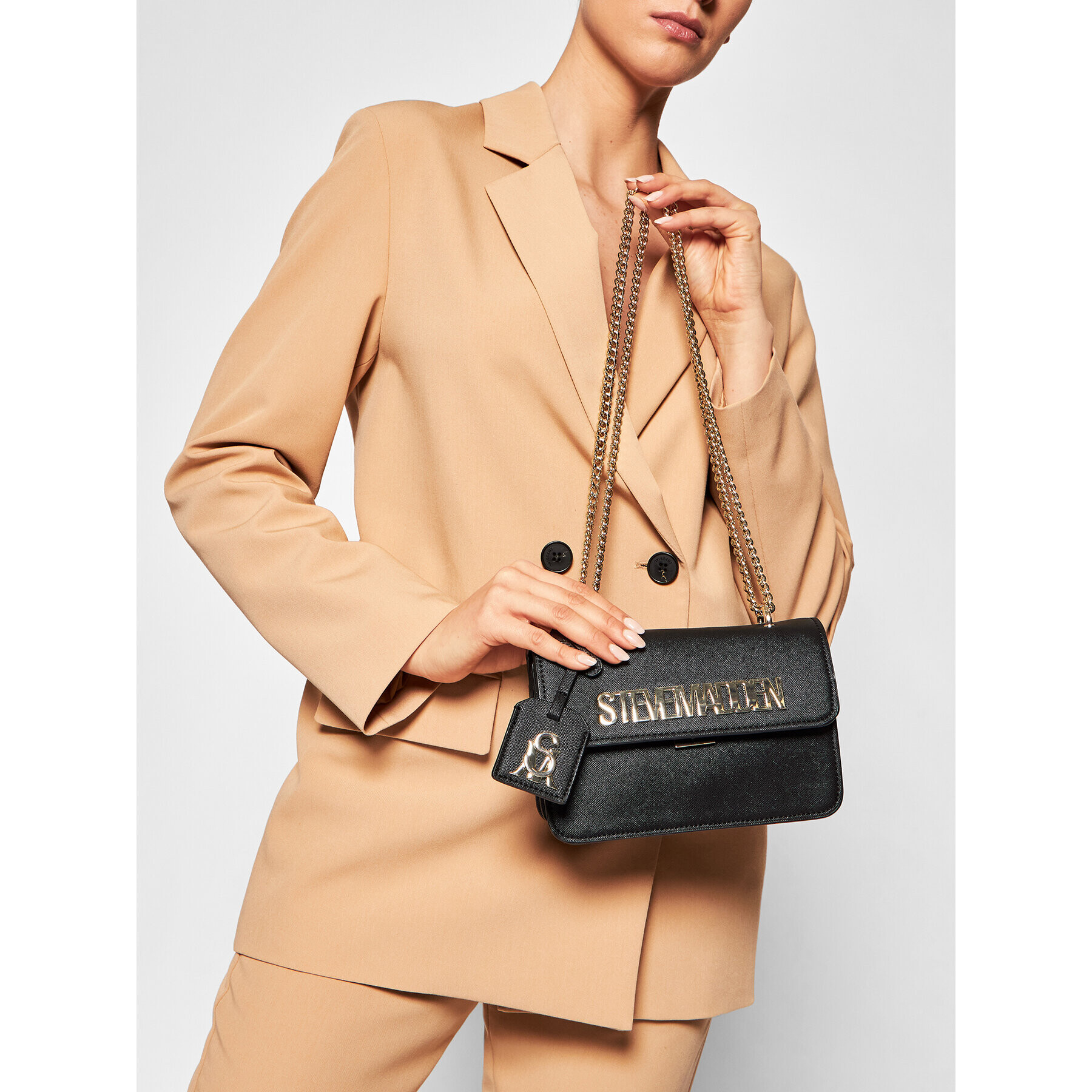 Steve Madden Дамска чанта Bstakes SM13000281-02002 Черен - Pepit.bg