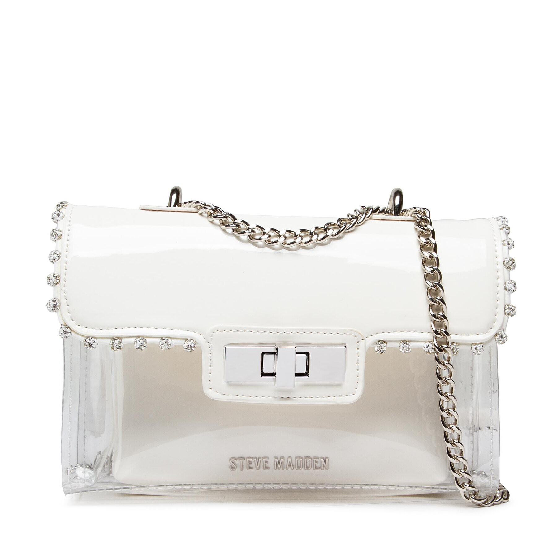 Steve Madden Дамска чанта Bvyper SM13000743 Бял - Pepit.bg