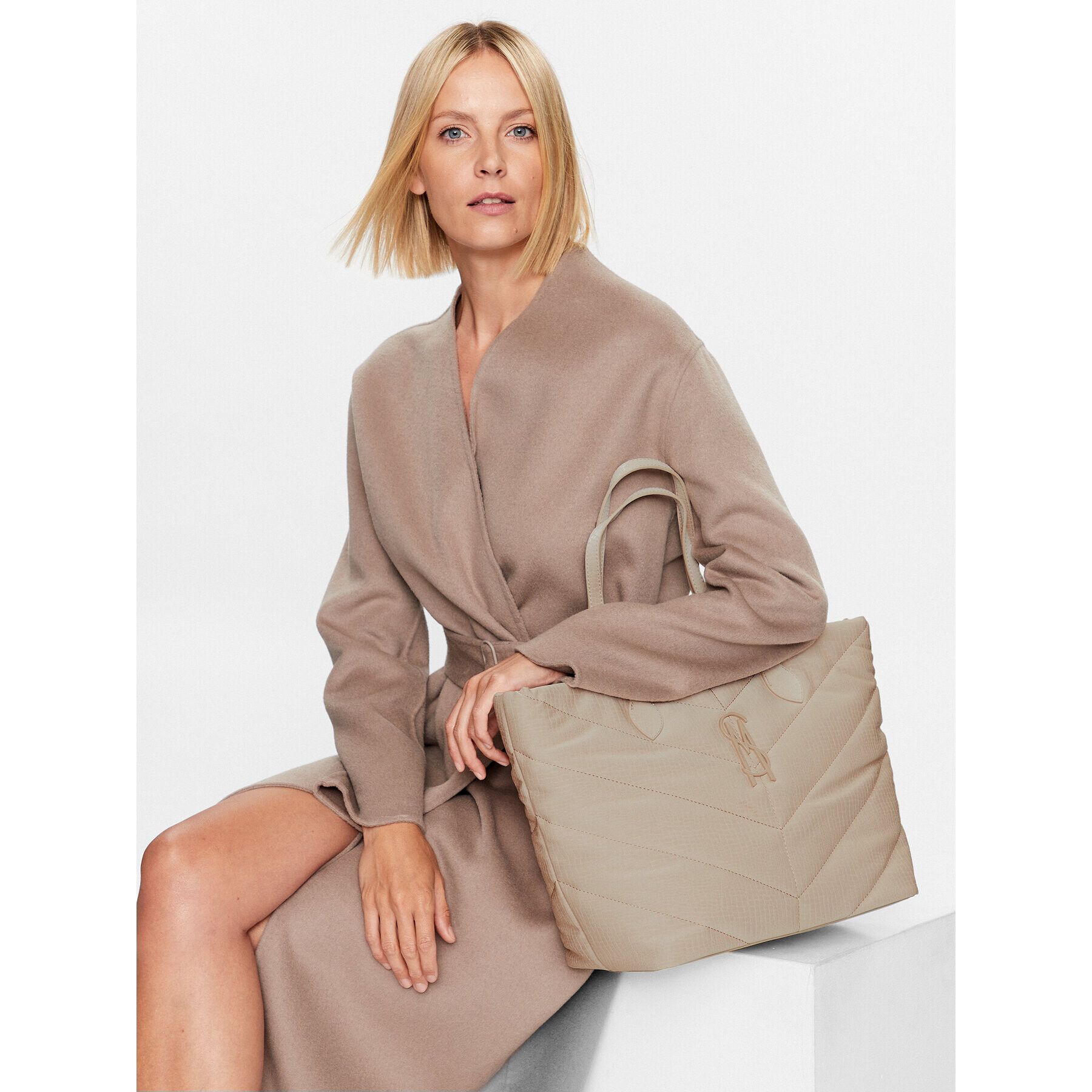Steve Madden Дамска чанта Bworkinc SM13000951 Бежов - Pepit.bg