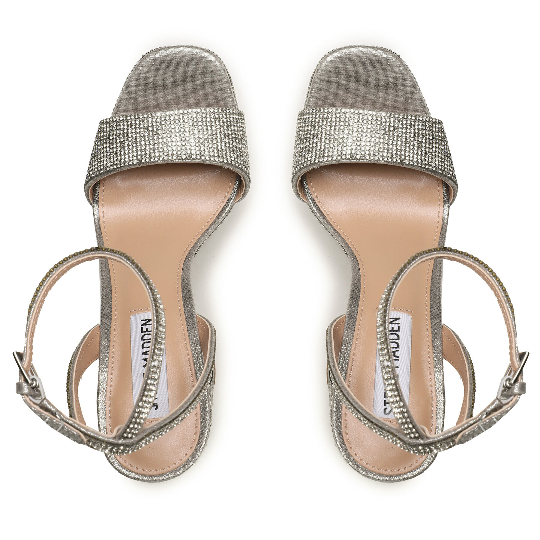 Steve Madden Сандали Lessa-R SM11002394-998 Сребрист - Pepit.bg