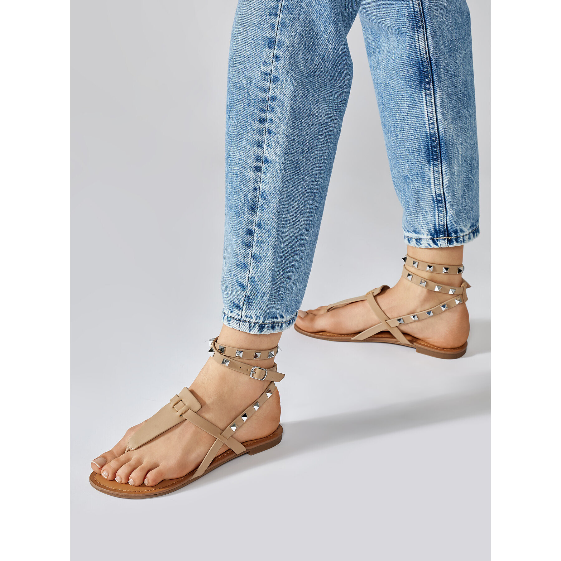 Steve Madden Сандали Sirena SM11001081-02002-748 Бежов - Pepit.bg