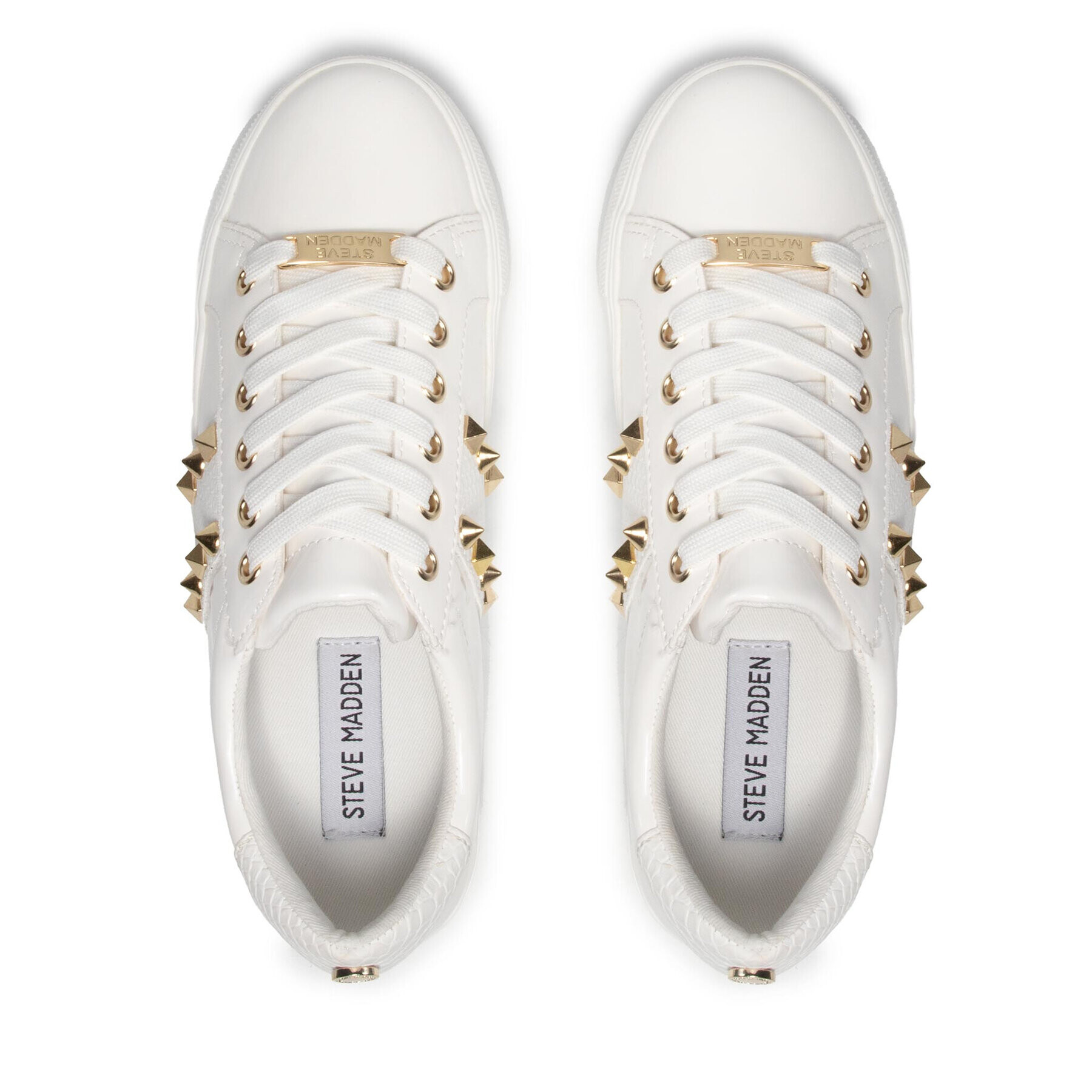 Steve Madden Сникърси Escala SM11001142-02002-108 Бял - Pepit.bg