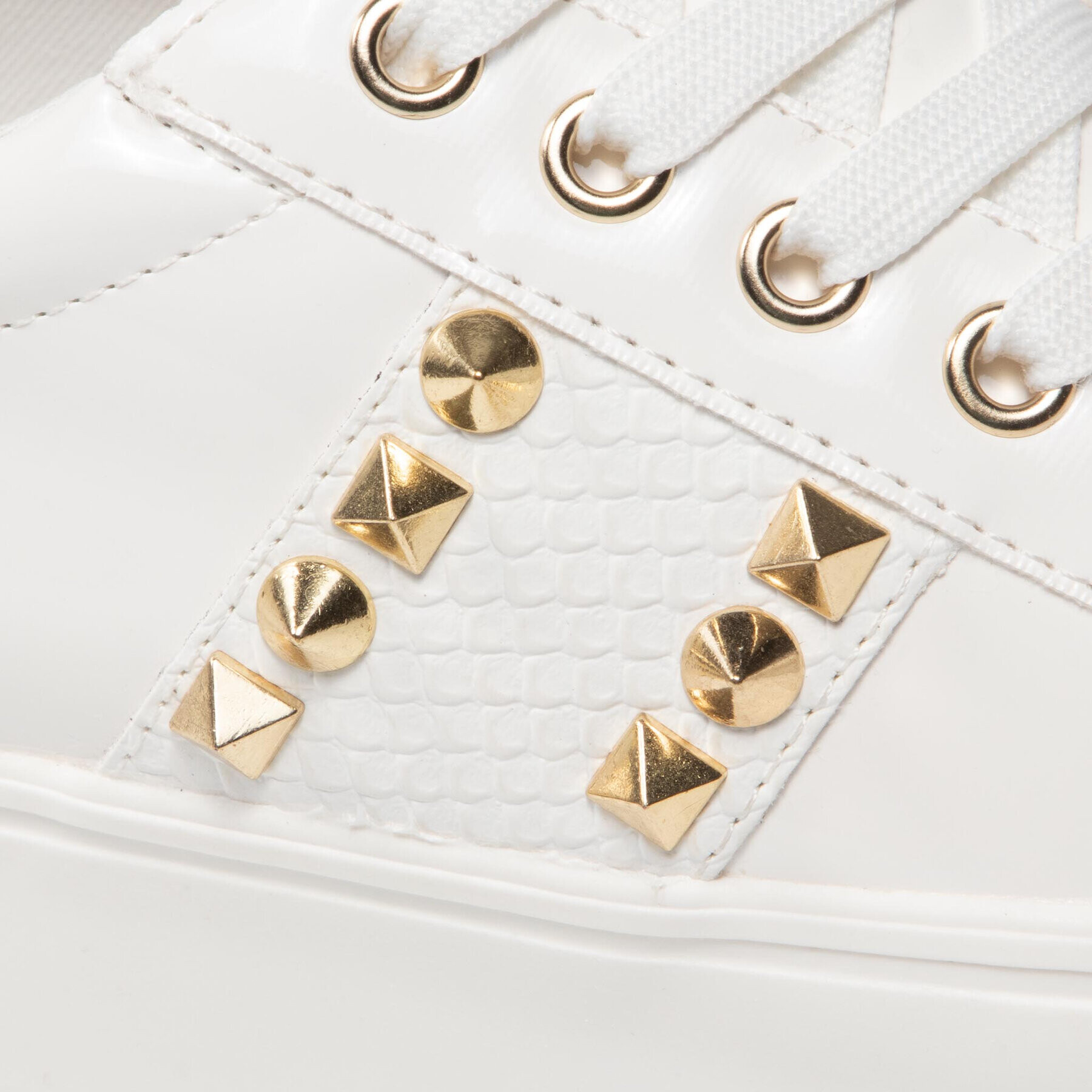 Steve Madden Сникърси Escala SM11001142-02002-108 Бял - Pepit.bg