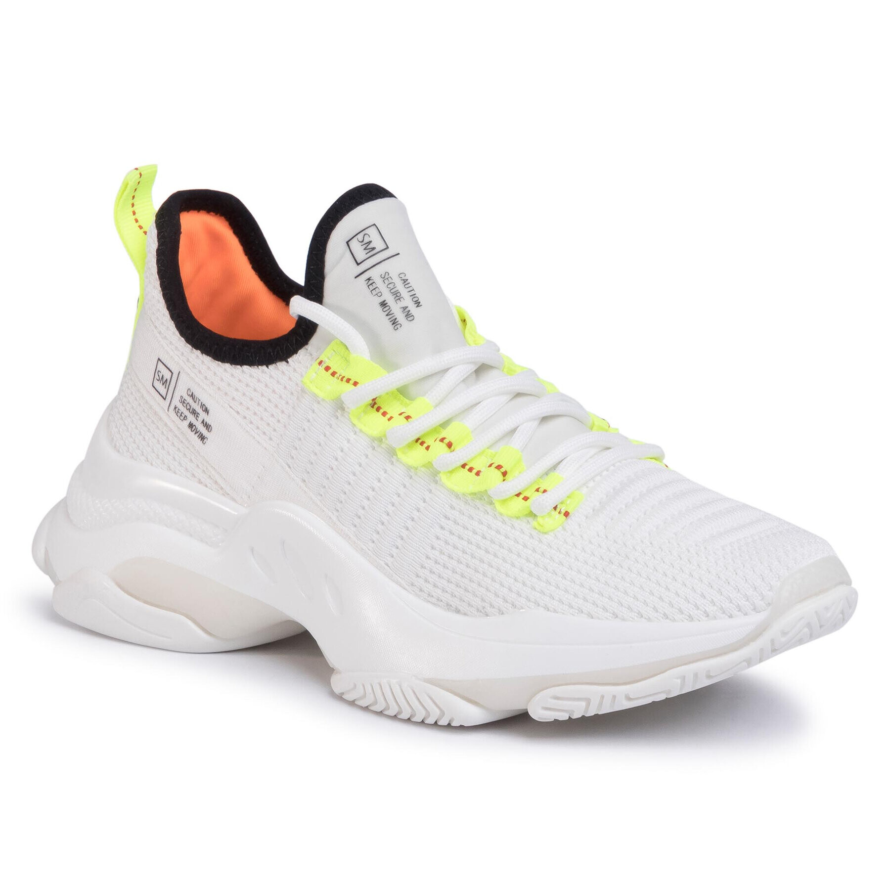 Steve Madden Сникърси Mac SM11000907-04004-002 Бял - Pepit.bg