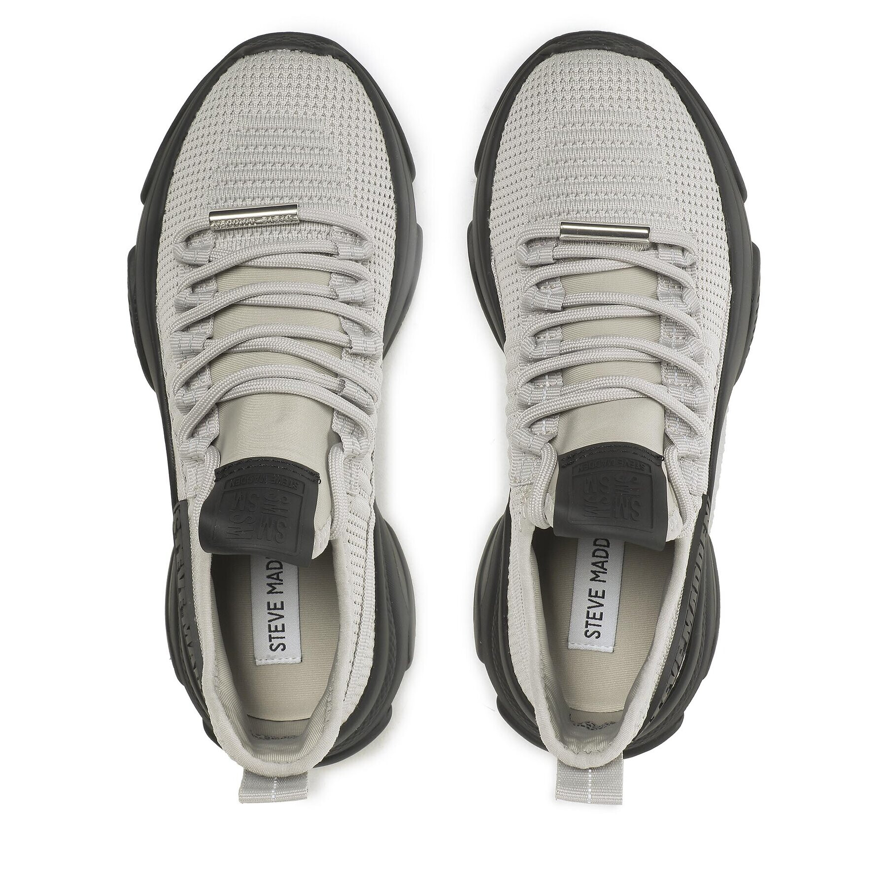 Steve Madden Сникърси Mac2 SM11002084-04004-638 Сив - Pepit.bg