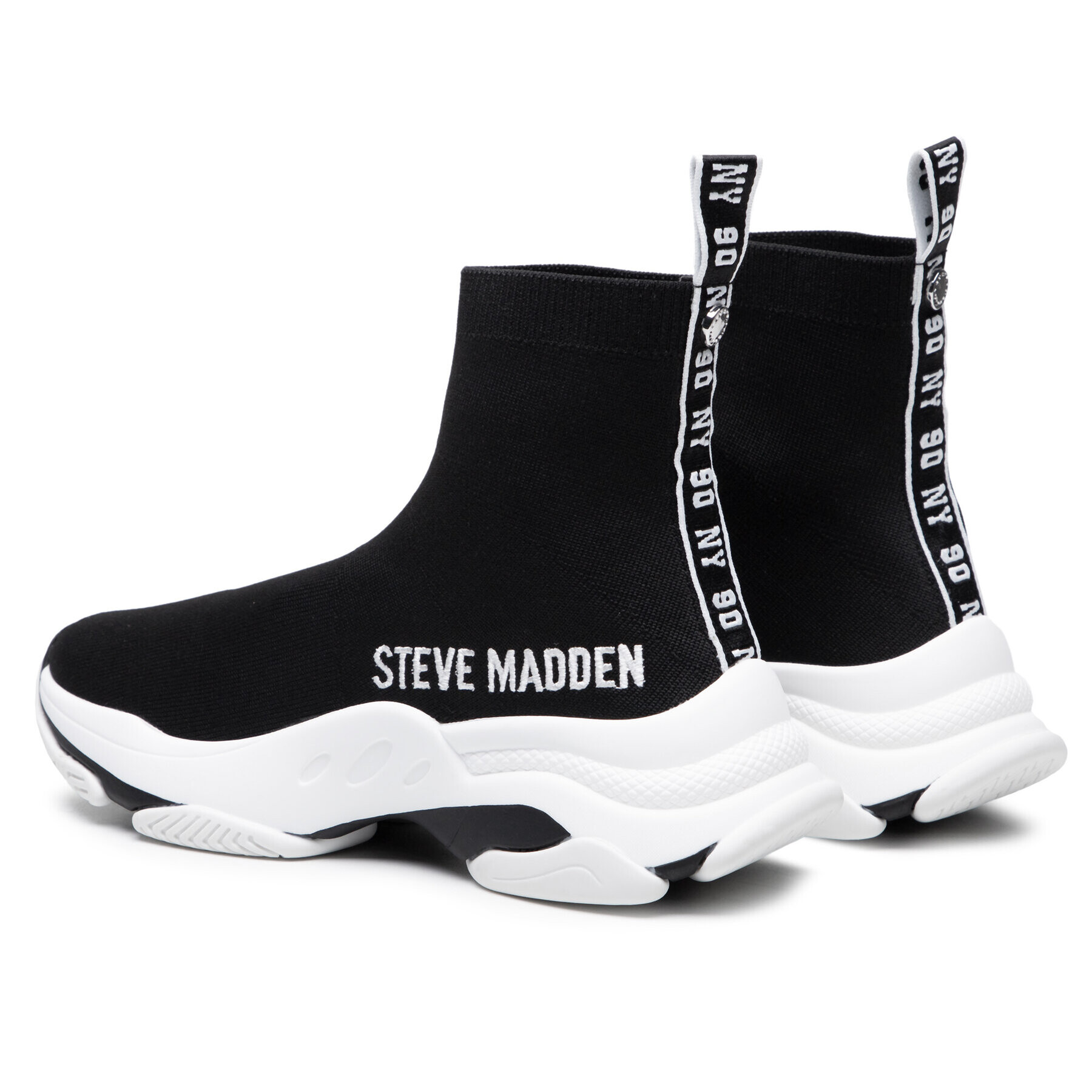 Steve Madden Сникърси Master SM11001442-04004-001 Черен - Pepit.bg