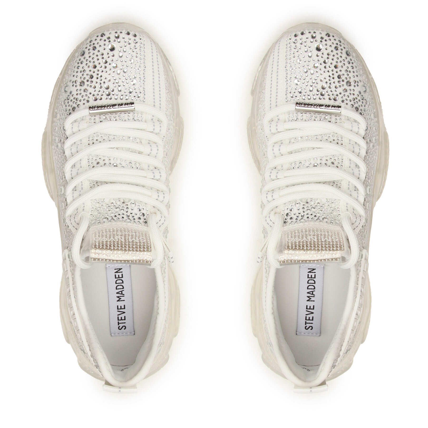 Steve Madden Сникърси Maxima-R SM11001807-077 Бял - Pepit.bg