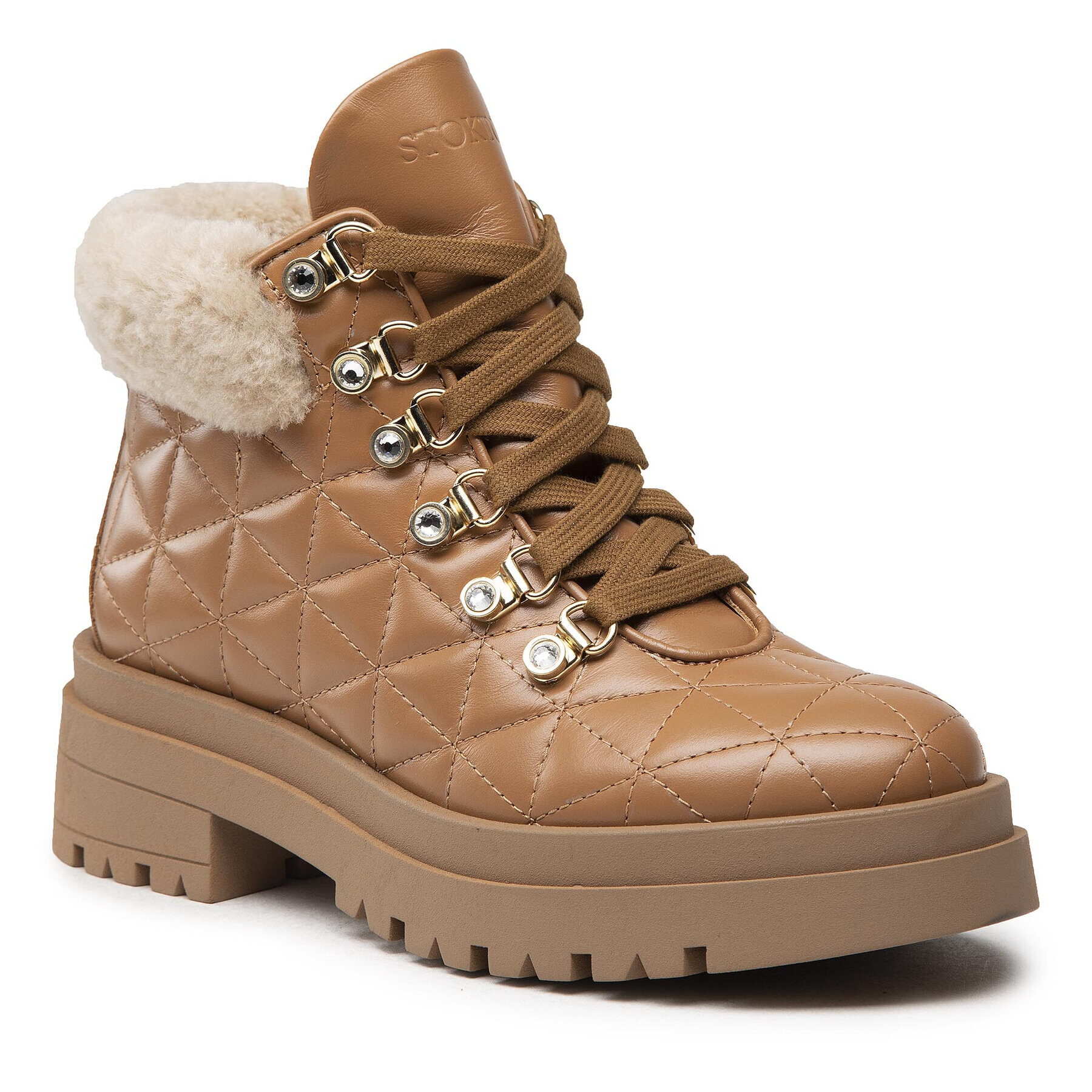 Stokton Туристически oбувки BLK17-FW21 Кафяв - Pepit.bg