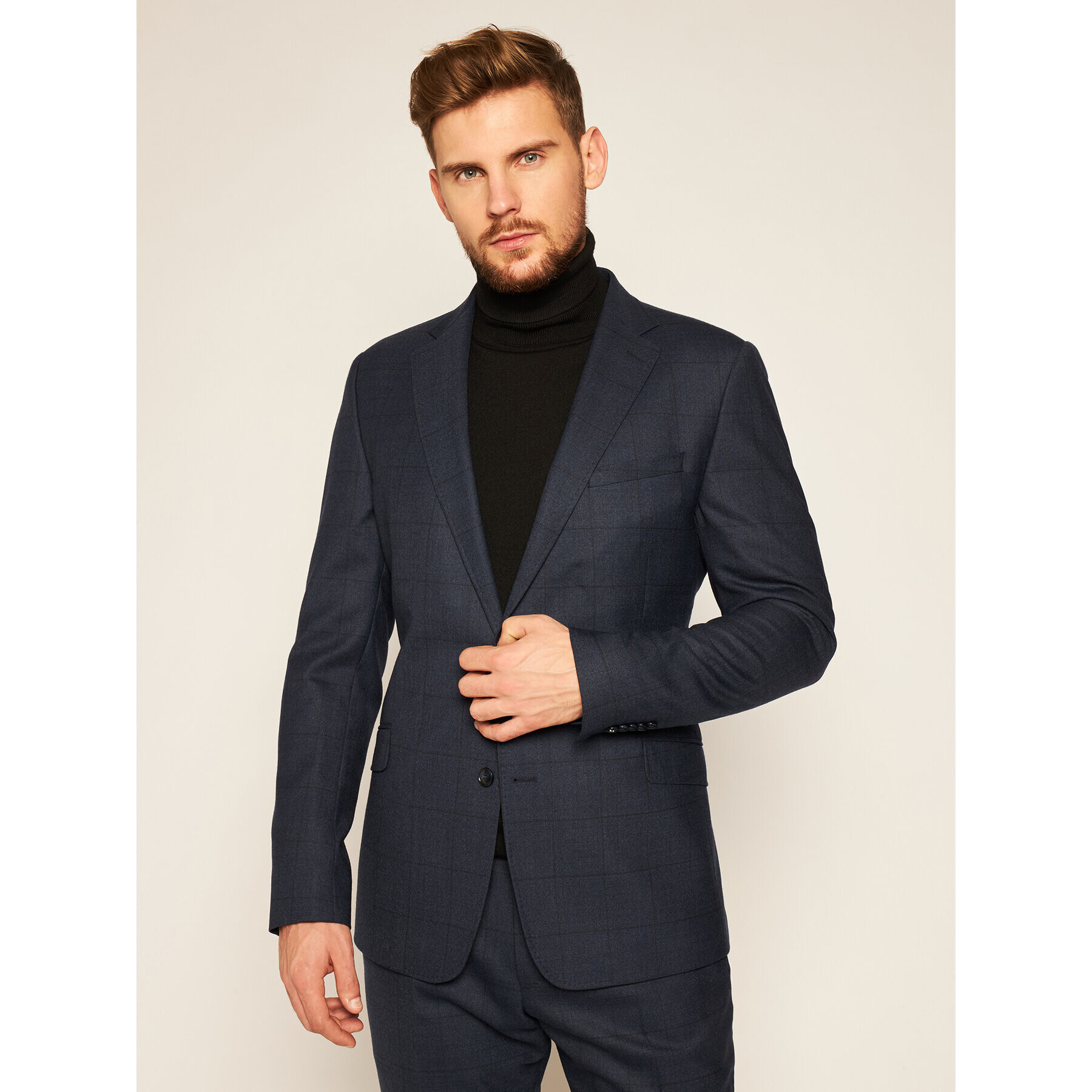 Strellson Костюм 11 Aron-Maser 30023517 Тъмносин Slim Fit - Pepit.bg