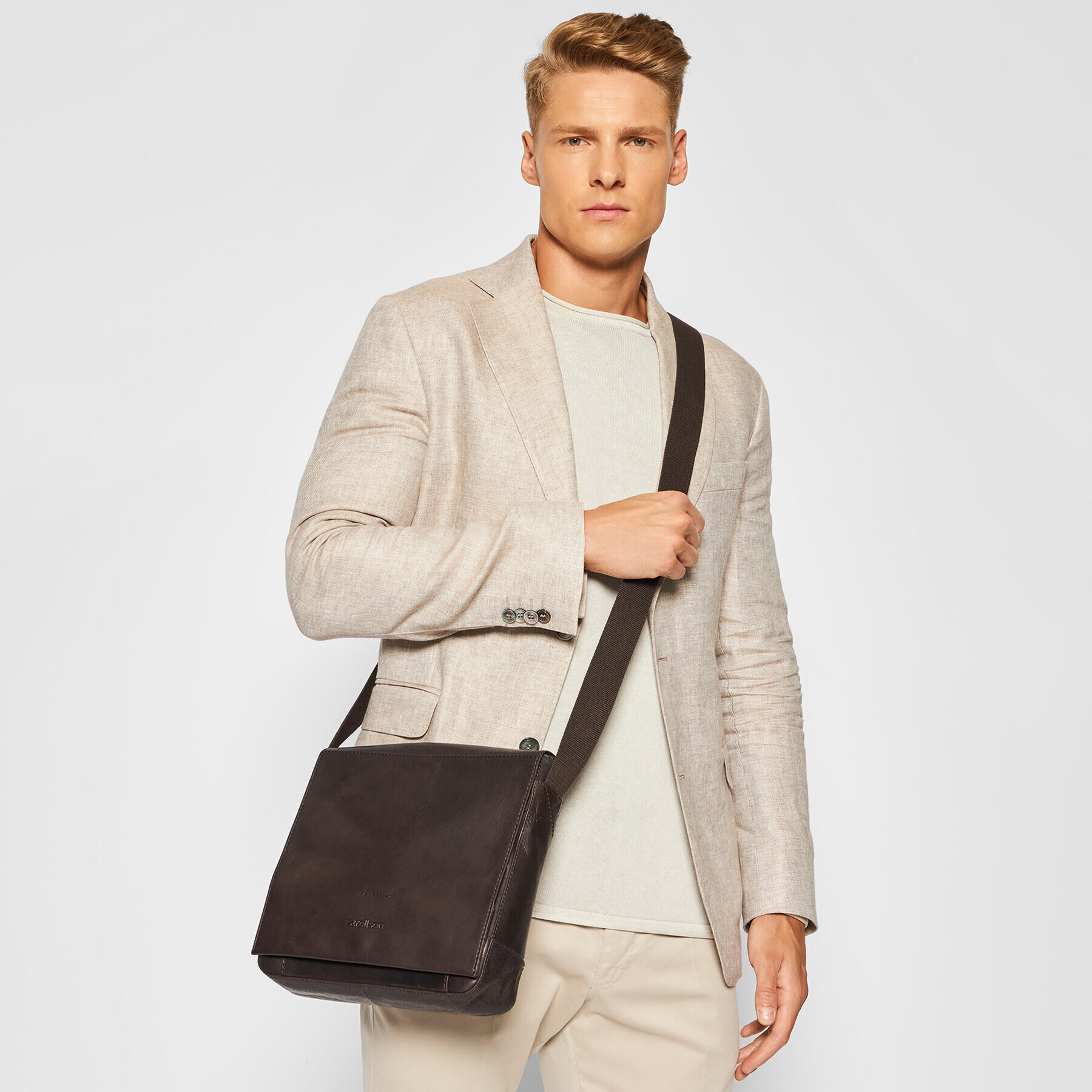Strellson Сак Coleman 2.0 4010002313 Кафяв - Pepit.bg