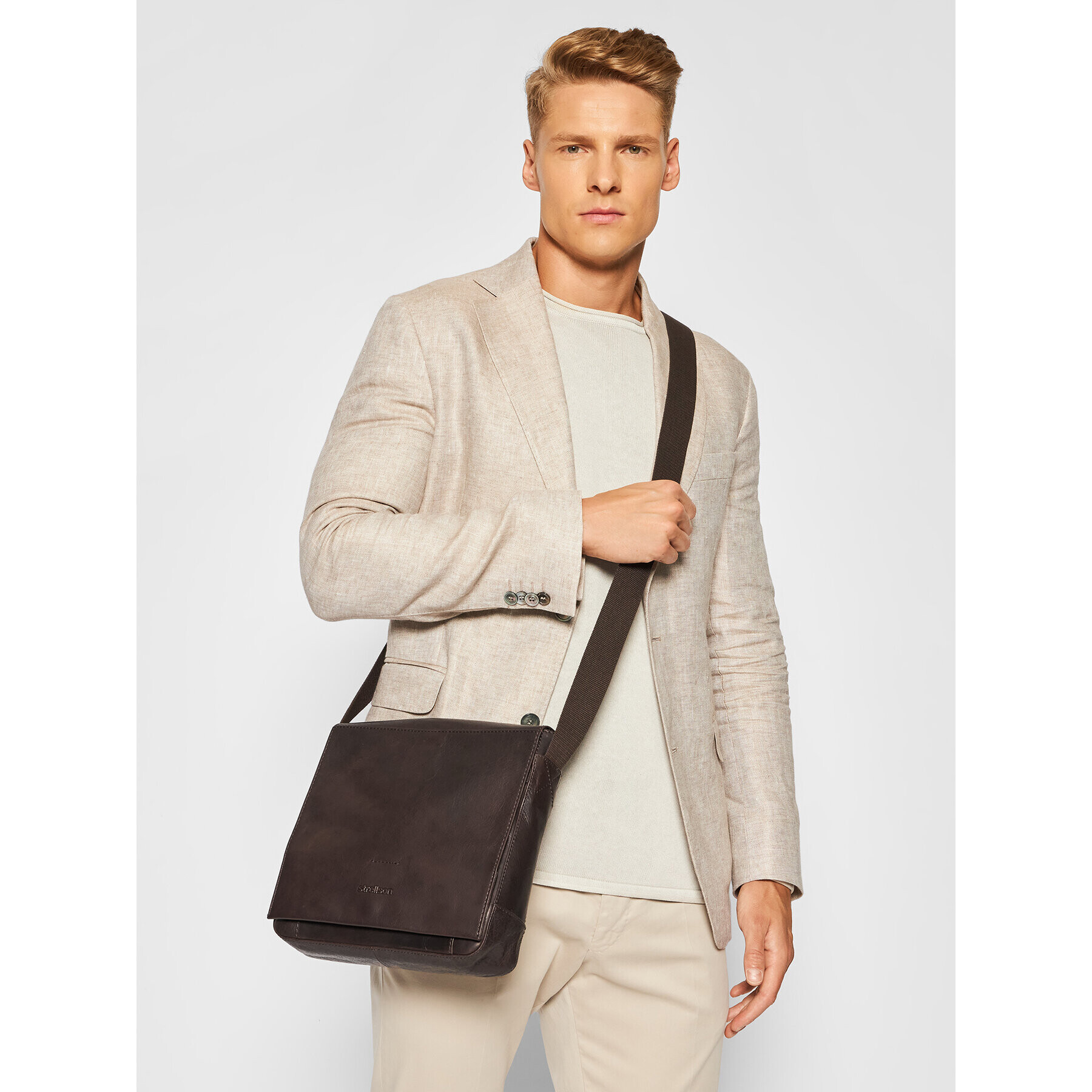 Strellson Сак Coleman 2.0 4010002313 Кафяв - Pepit.bg