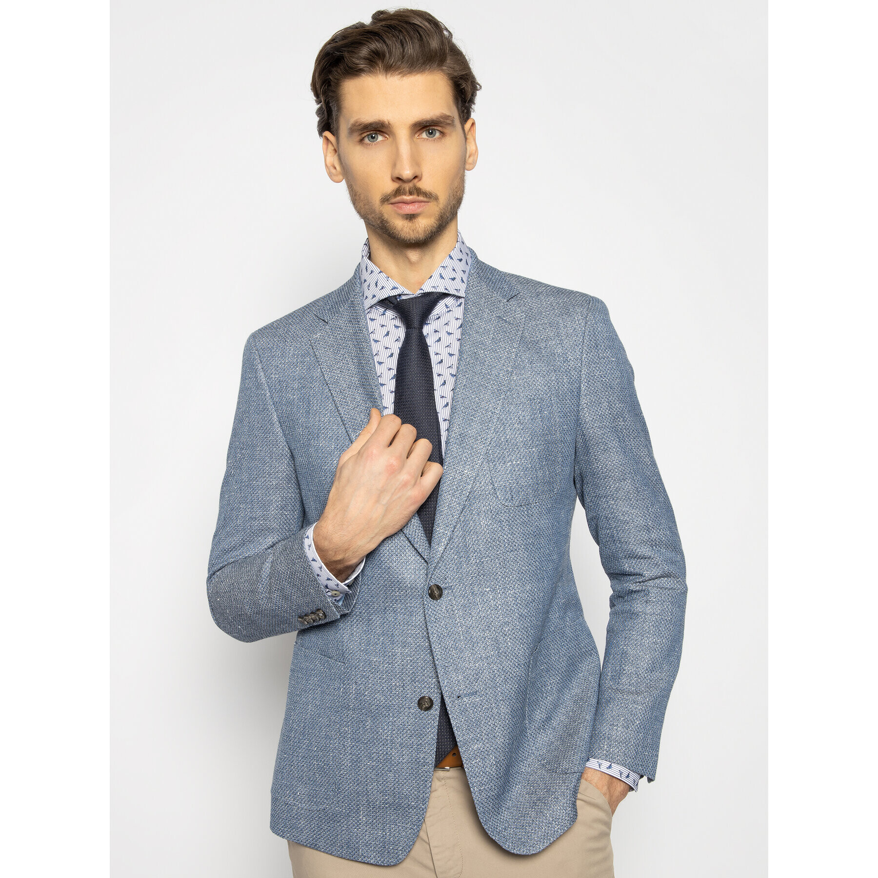 Strellson Сако Acker 30019195 Син Slim Fit - Pepit.bg