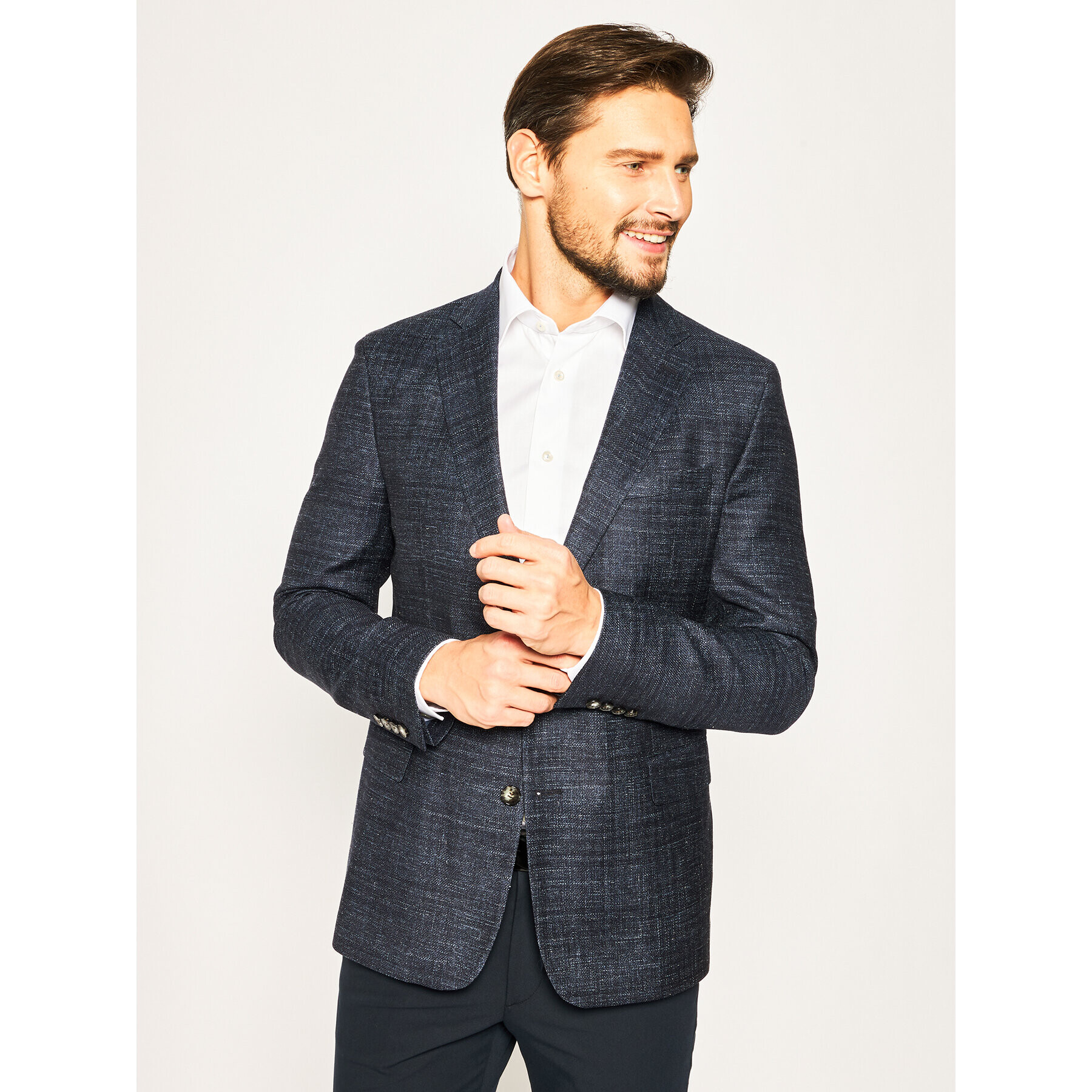 Strellson Сако Alzer 30021155 Тъмносин Slim Fit - Pepit.bg