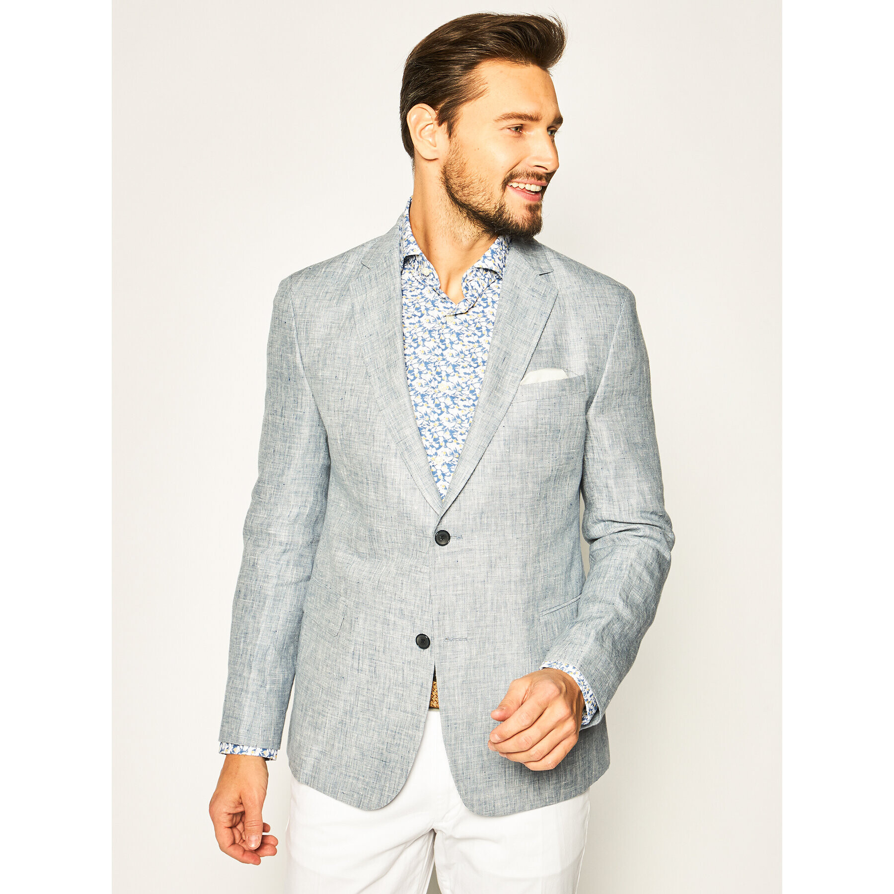 Strellson Сако Alzer 30021968 Син Slim Fit - Pepit.bg