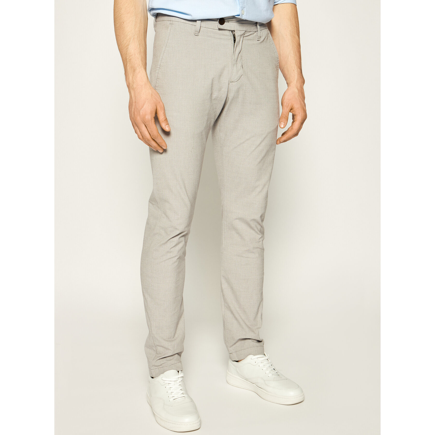 Strellson Текстилни панталони Code 30020089 Сив Slim Fit - Pepit.bg