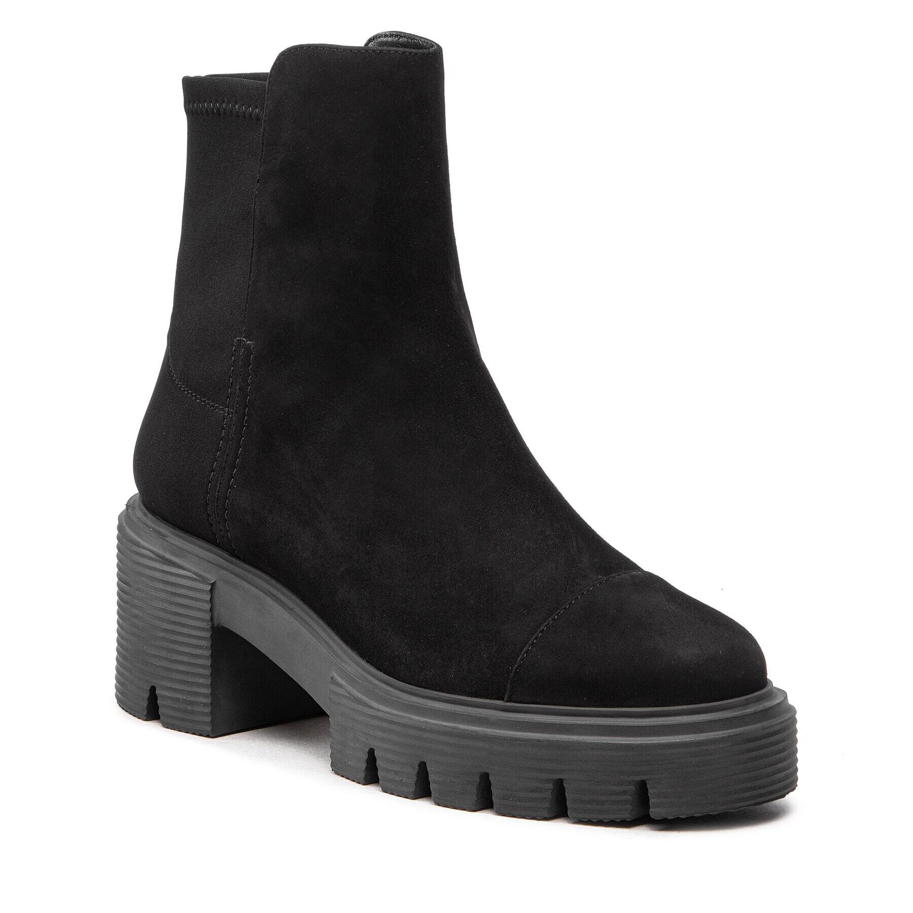 Stuart Weitzman Боти Soho Bootie SC723 Черен - Pepit.bg