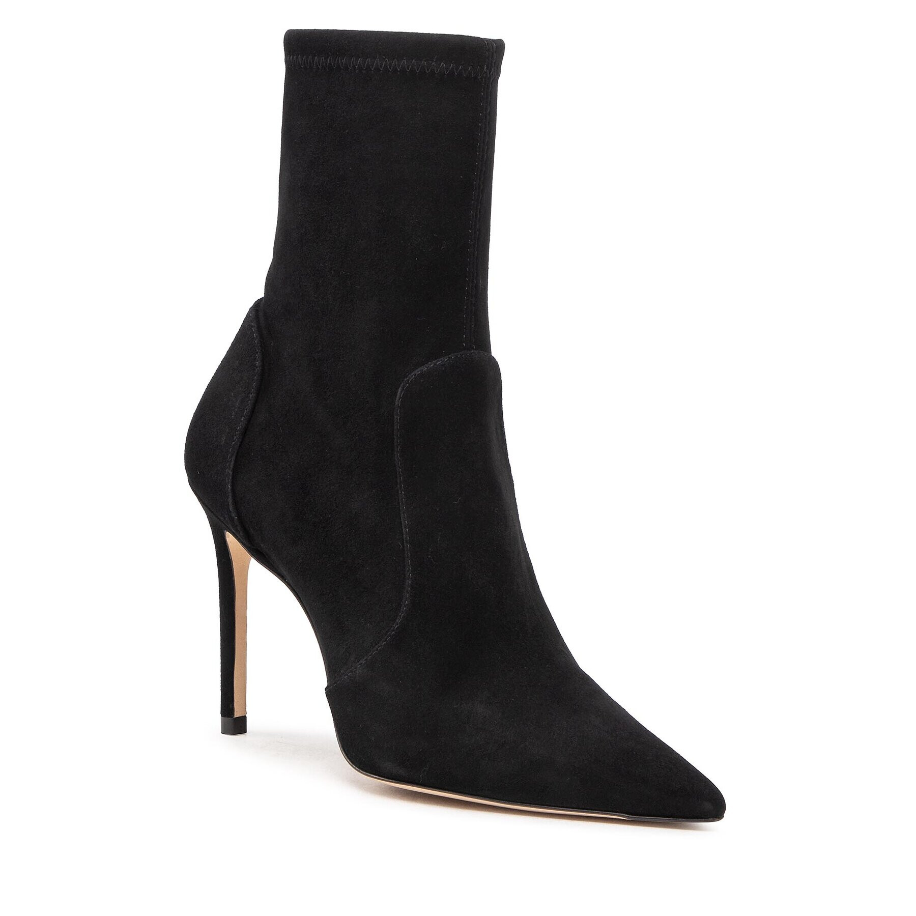 Stuart Weitzman Боти Str Bootie S6985 Черен - Pepit.bg
