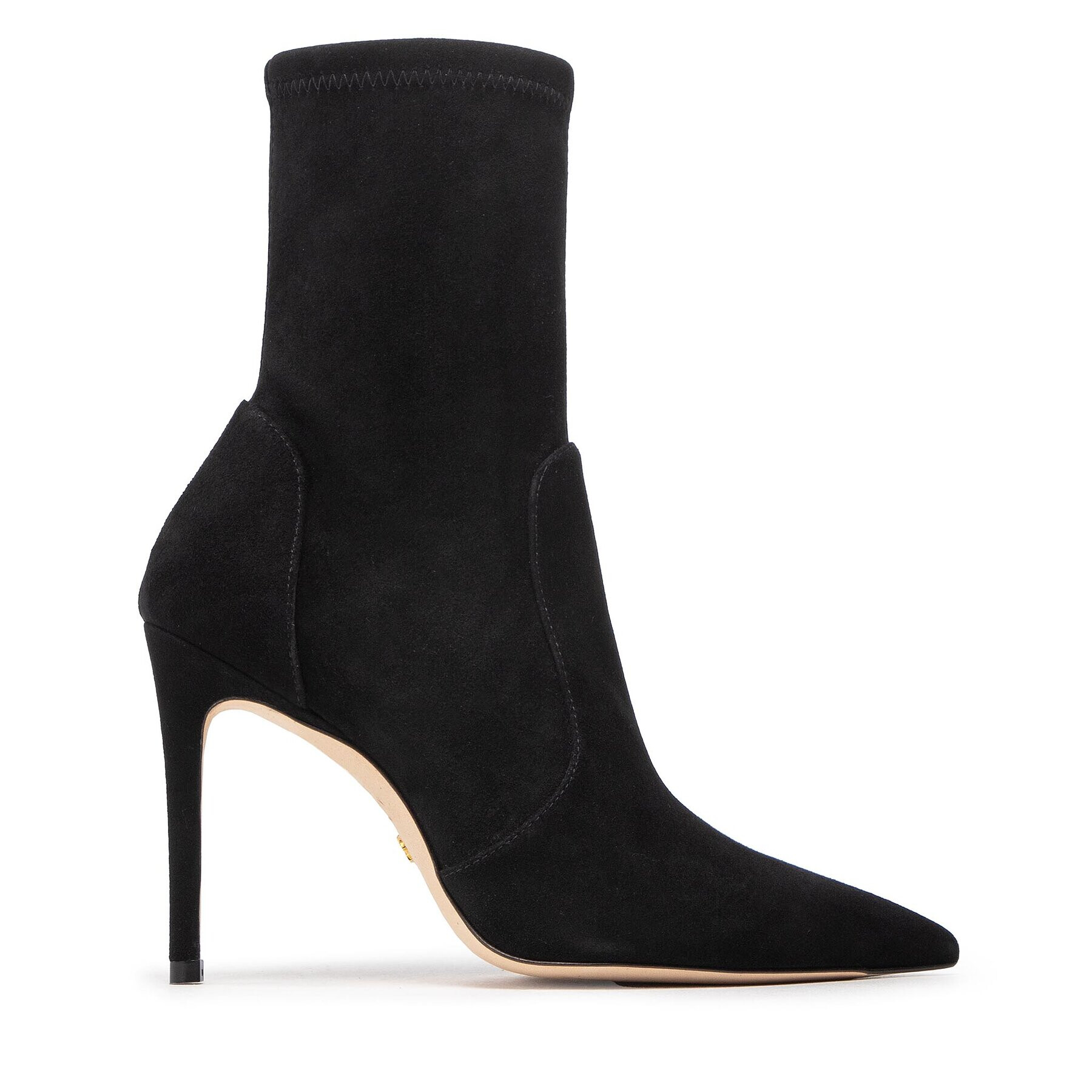 Stuart Weitzman Боти Str Bootie S6985 Черен - Pepit.bg