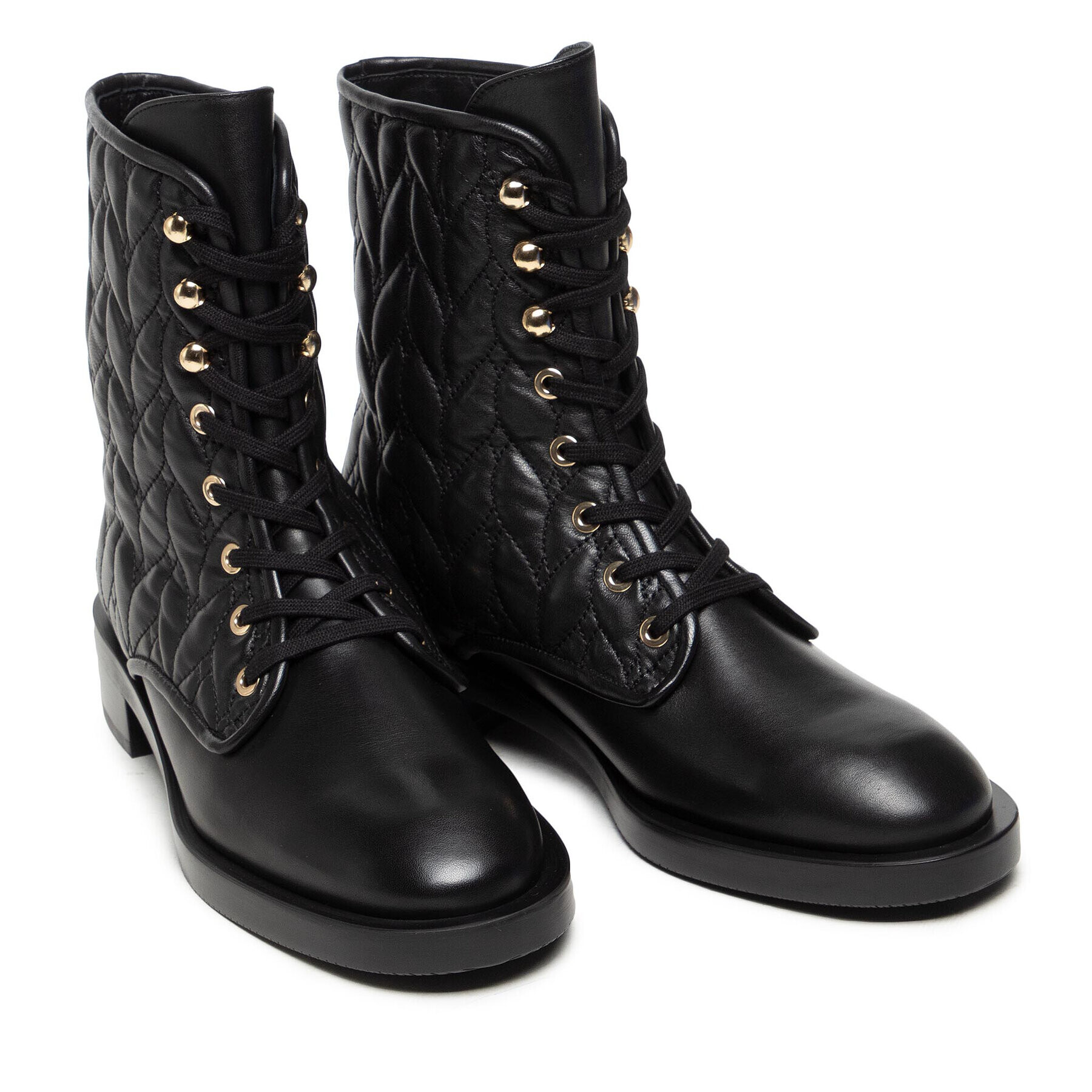 Stuart Weitzman Боти Tyler S6105 Черен - Pepit.bg